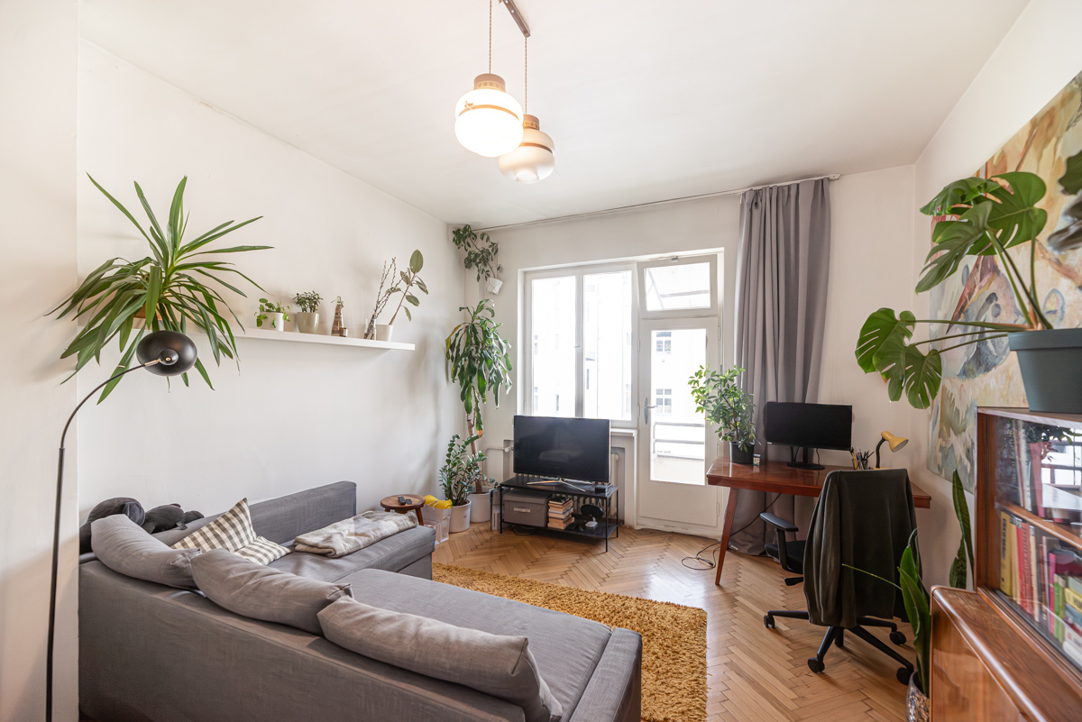 Pronájem bytu 1+1 s balkonem na Vinohradech
