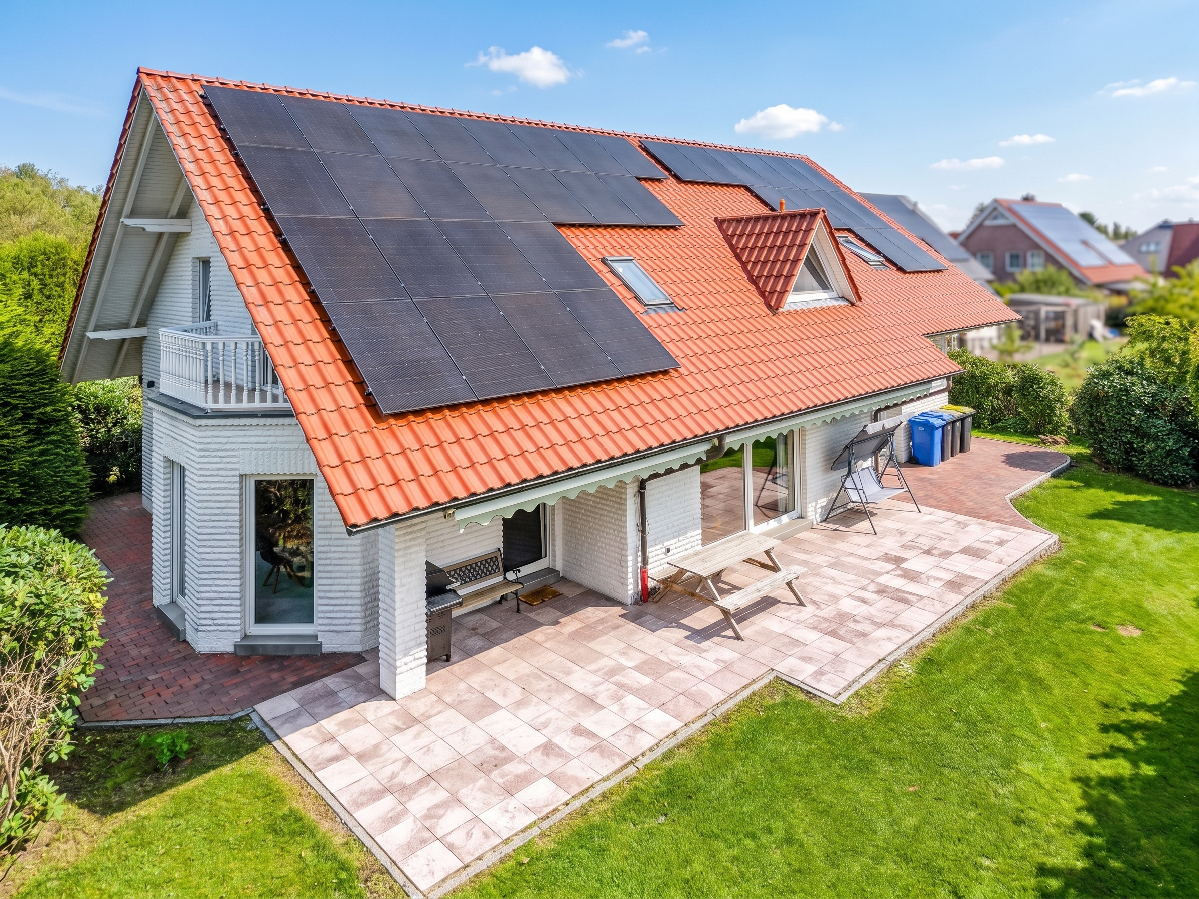 Viel Raum, freier Blick – Energieeffizientes Haus in begehrter Lage [AI-modified]