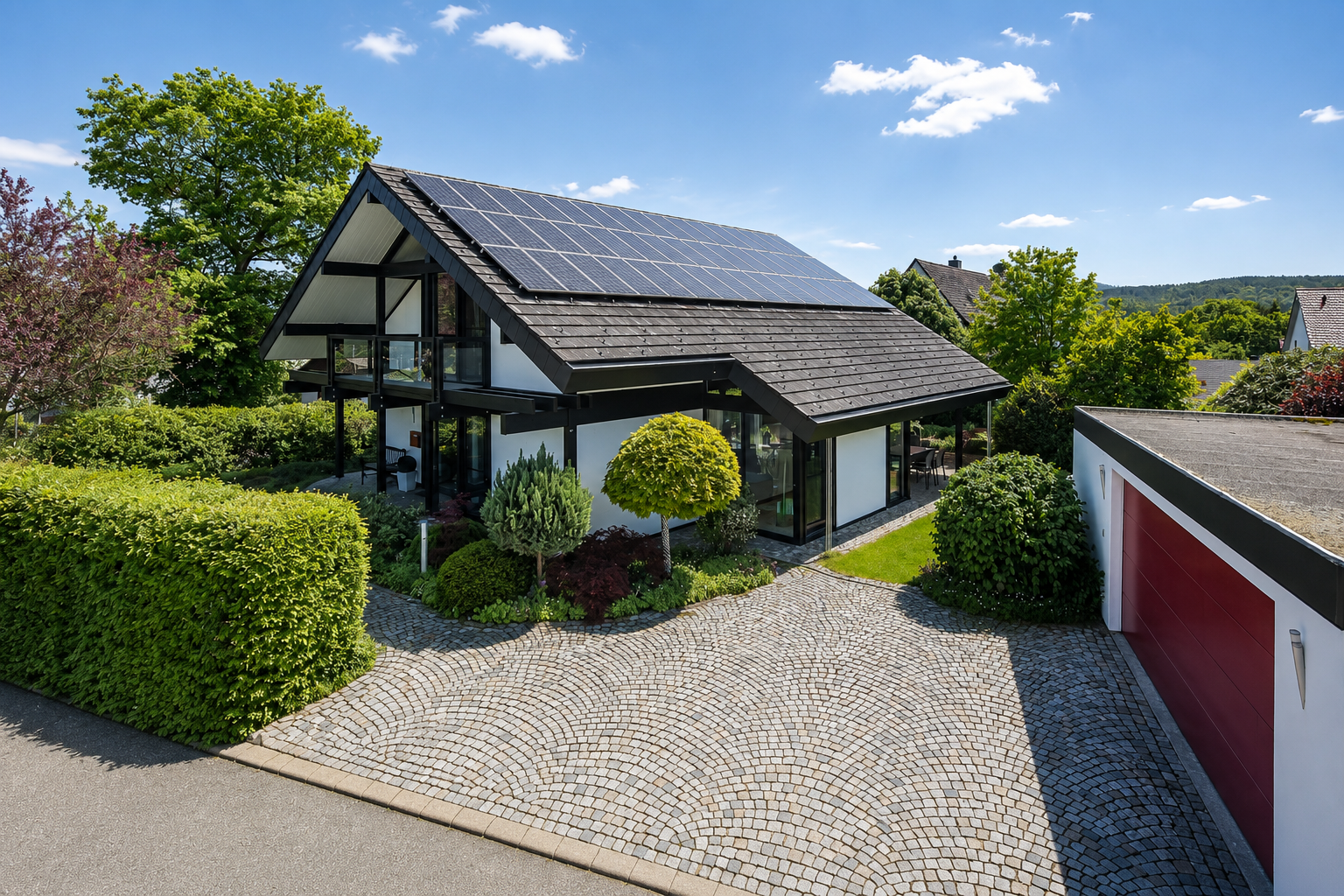 Zeitloses Architektenhaus mit lichtdurchflutetem Wohnkonzept