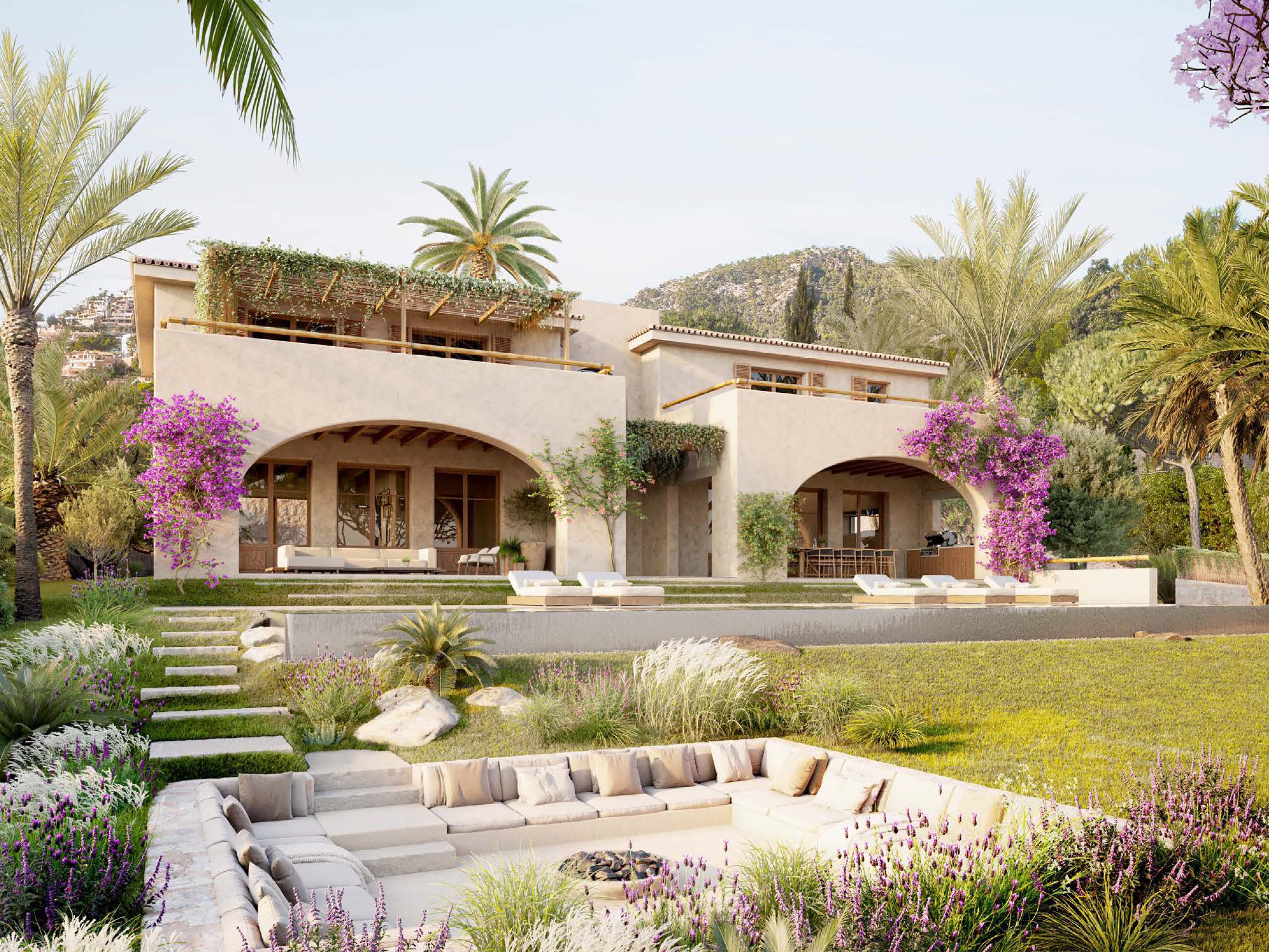 Luxurious new-build villa in modern finca style - First-class location near the marina & promenade