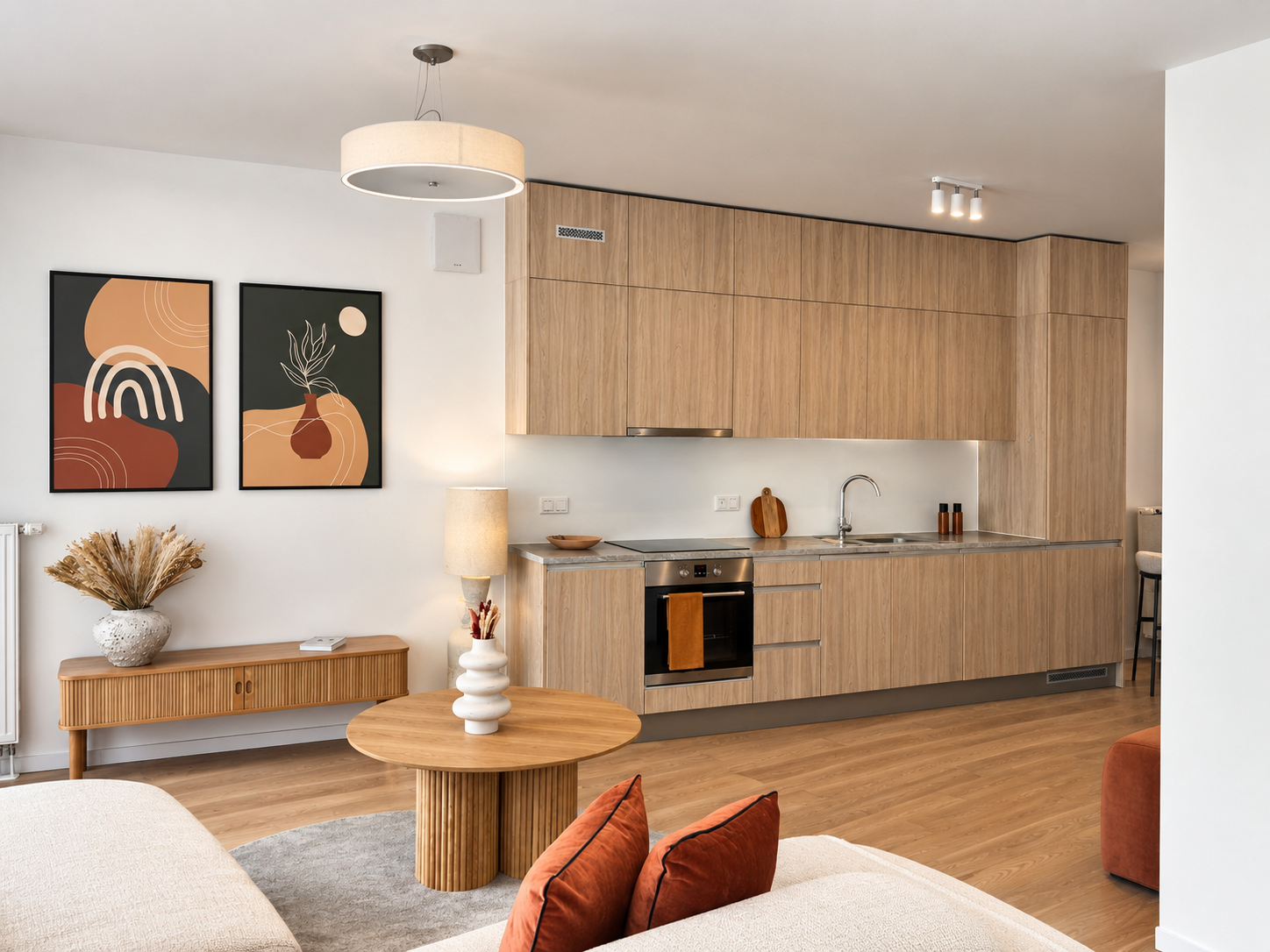 Apartment at Warsaw Breweries / garage in building / Wola