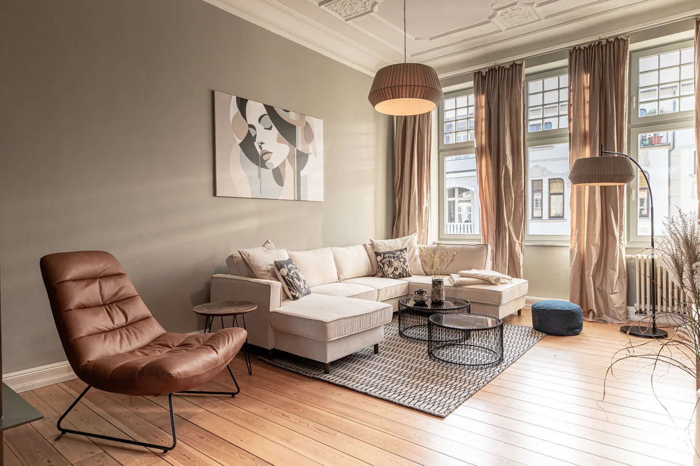 Exklusive Maisonette-Wohnung – Stilvolles Wohnen auf Zeit mit Garten und Terrasse - Foto 1