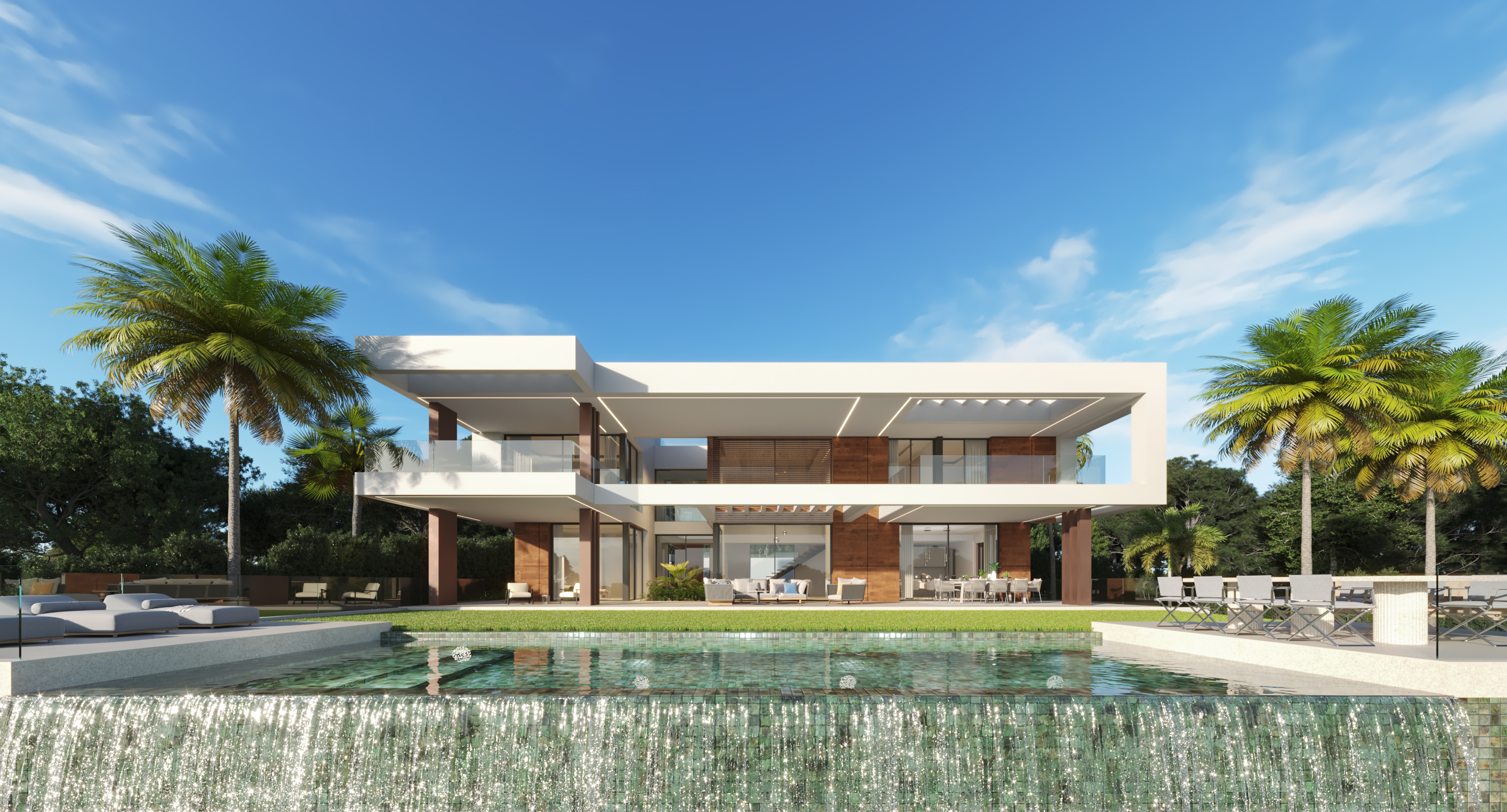 Modern villa with panoramic views in prestigious urbanisation
