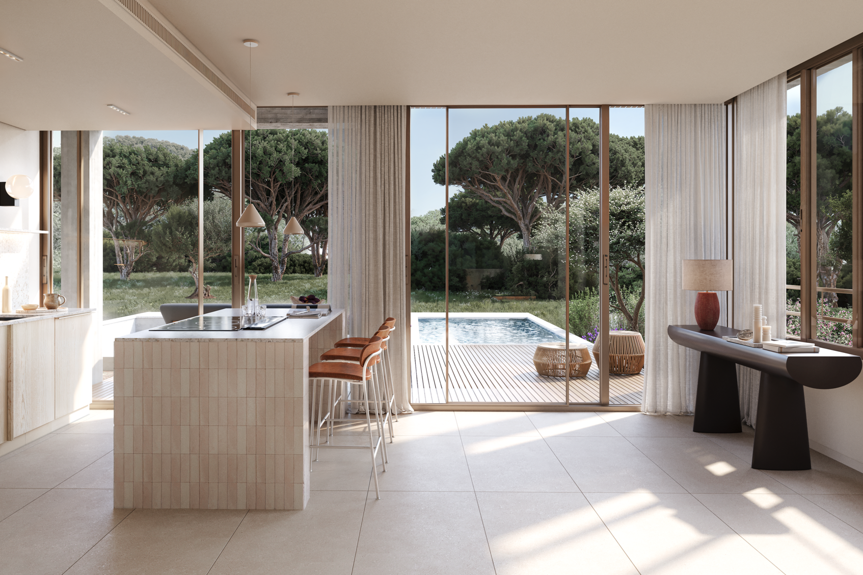Luxury 3-Bedroom Duplex with Sea View | Ancão Beach