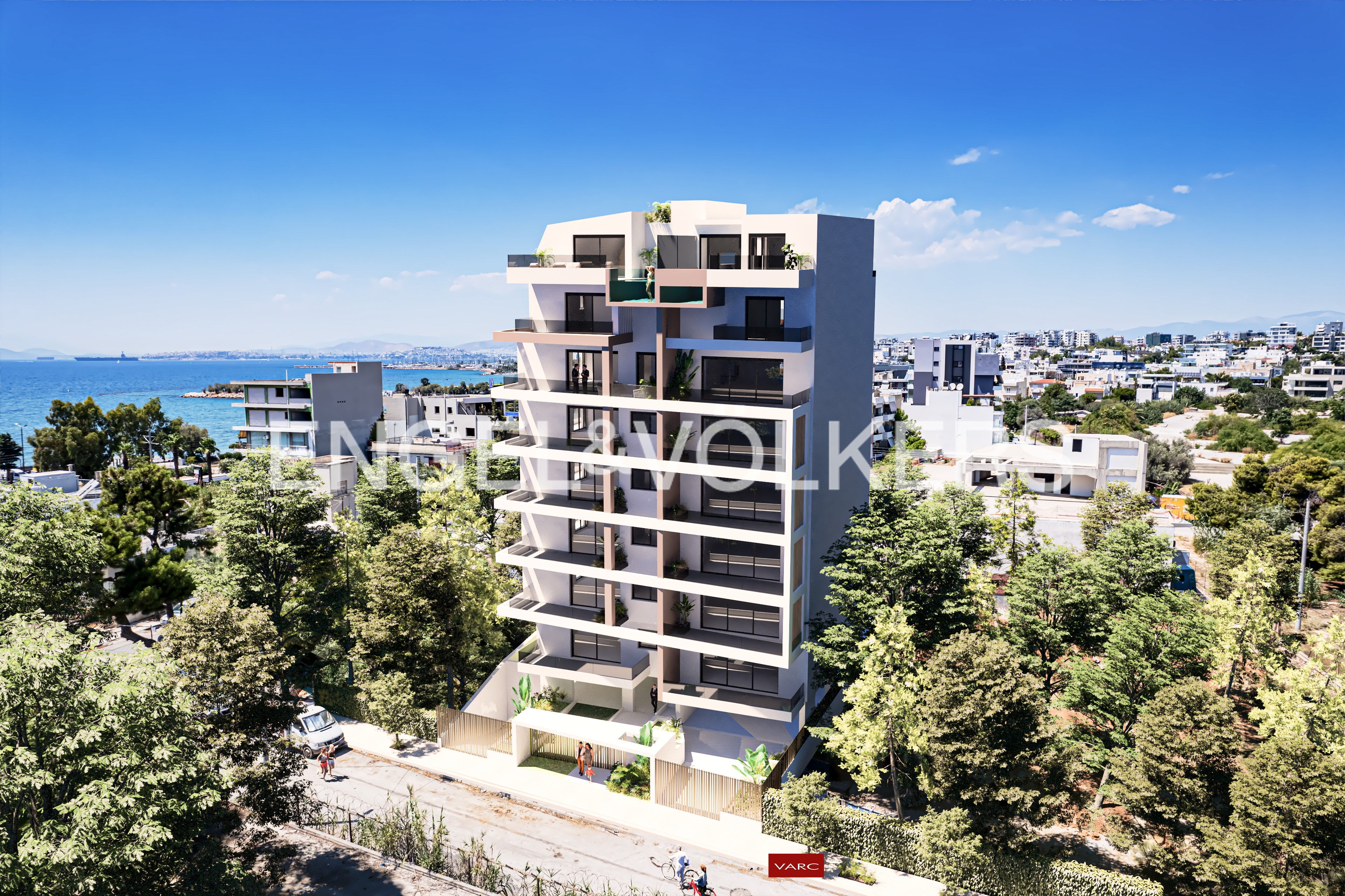 Modern residence near the sea, Alimos