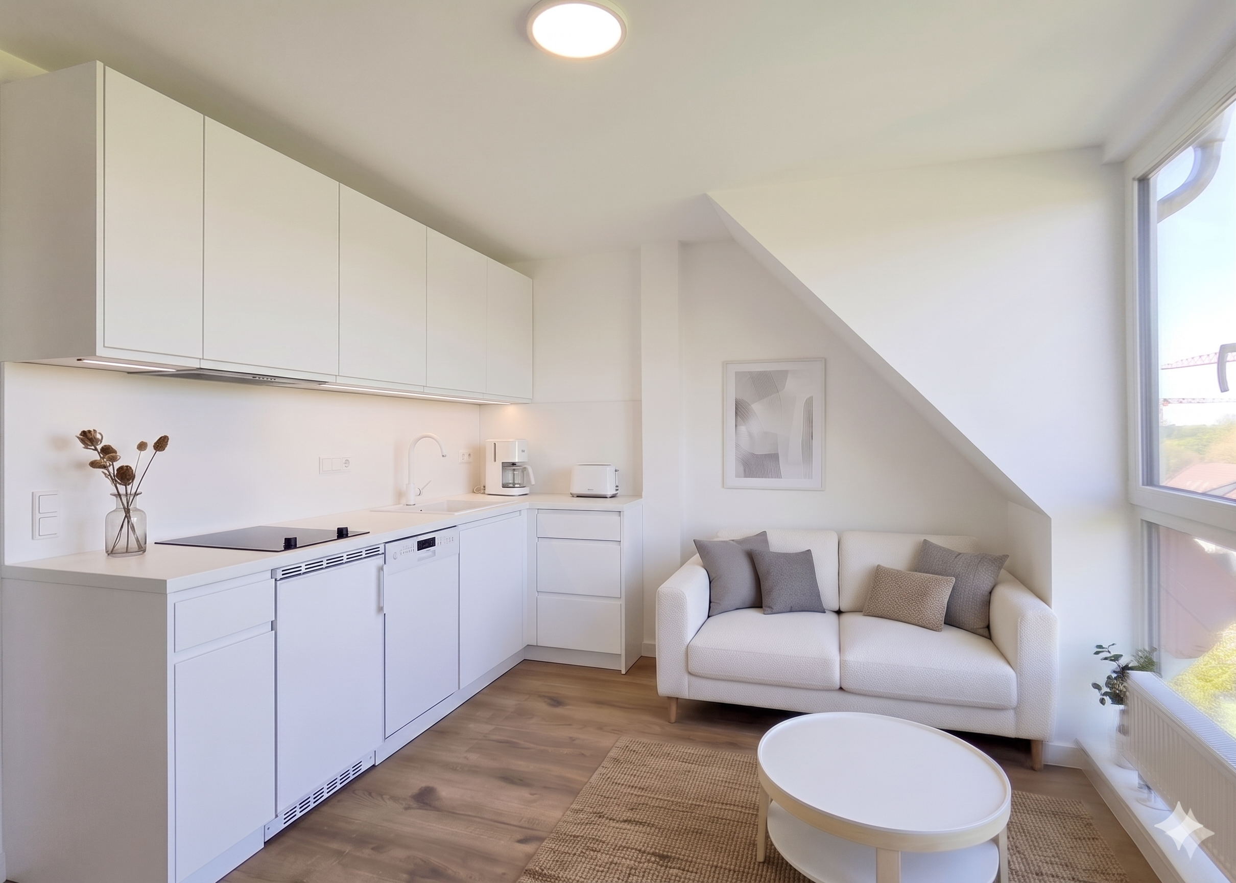 Smartes Apartment mit minimalistischem Design in Top-Lage!