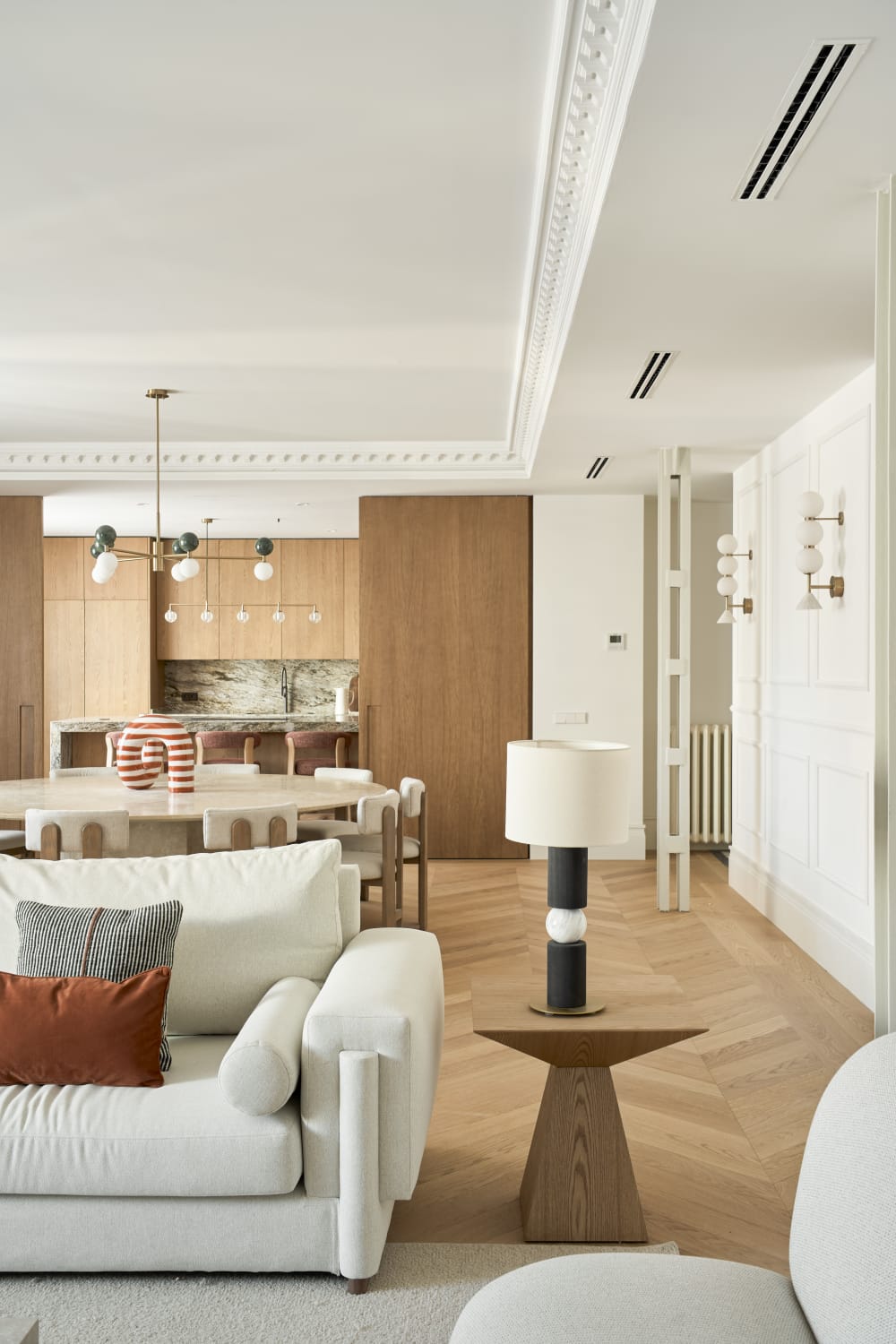 Majestic renovated property in a classic building.