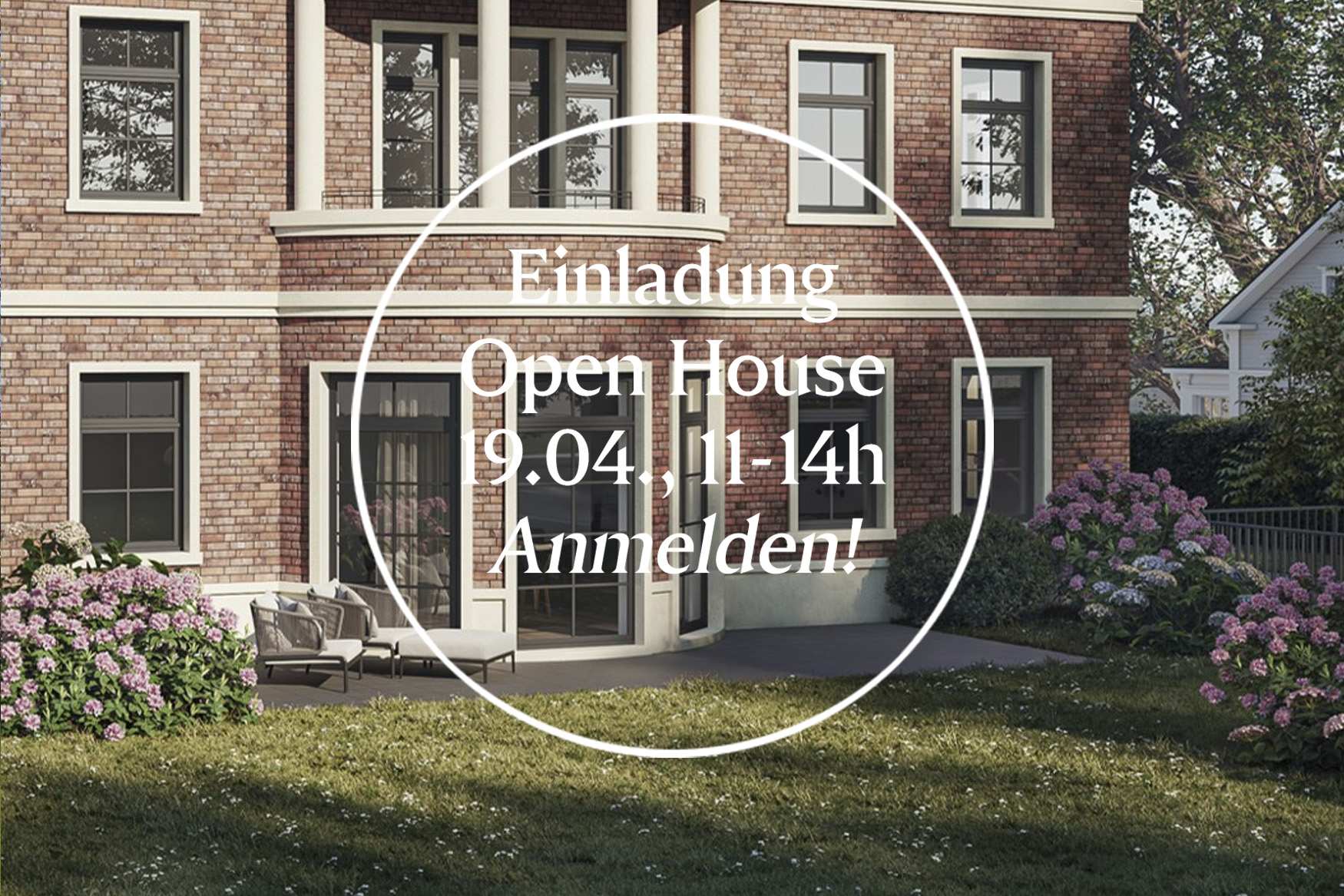 OPEN HOUSE AM 19.04.* Stil. Raum. Charakter