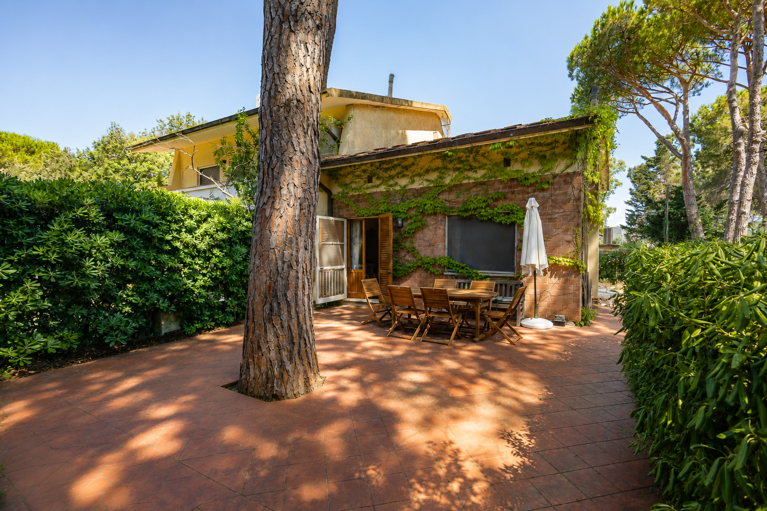 Portion of Villa alle Rocchette: Between pine forest and sea.