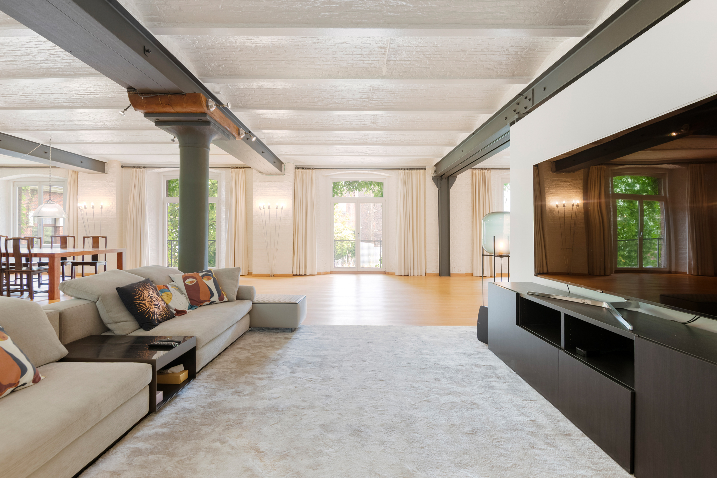 Characterful loft in a former grain mill