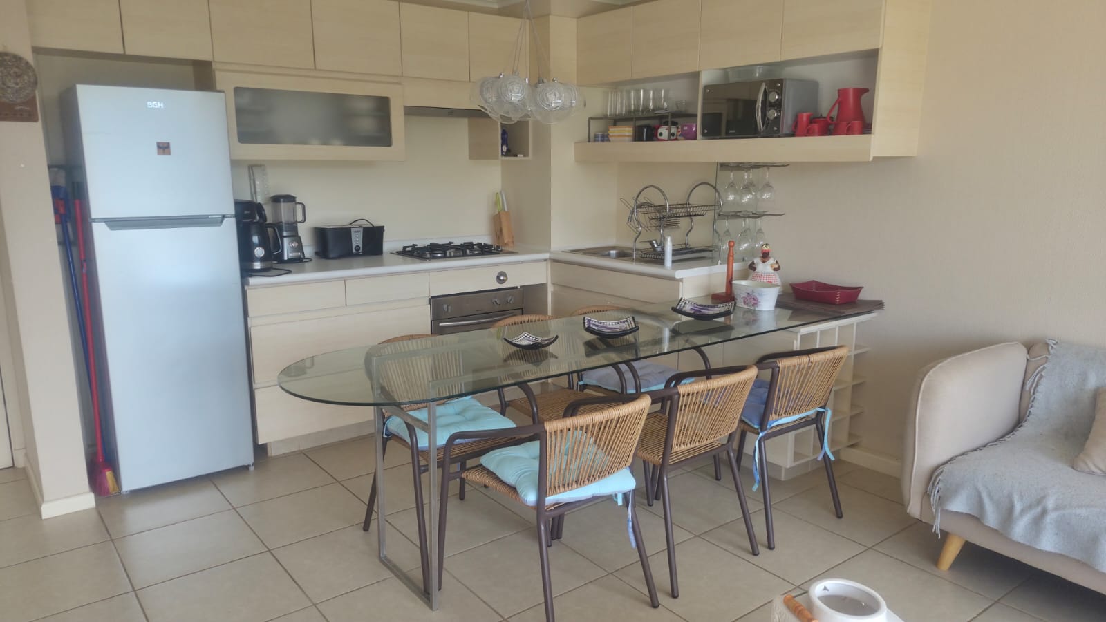 Departamento con gran laguna en Algarrobo