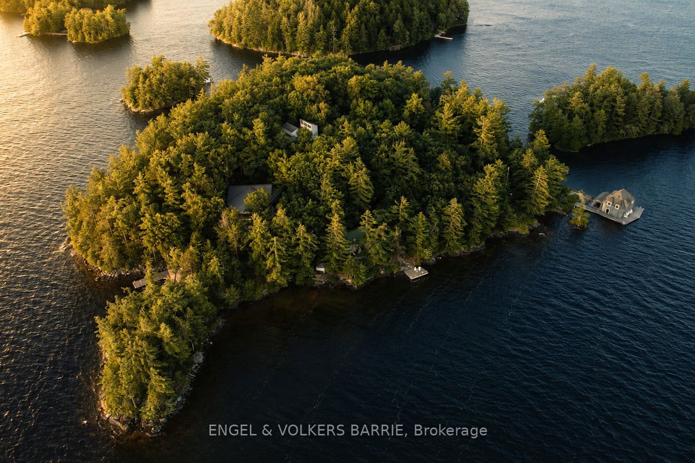 Private Island with 2500 feet of Lake Rosseau Shoreline