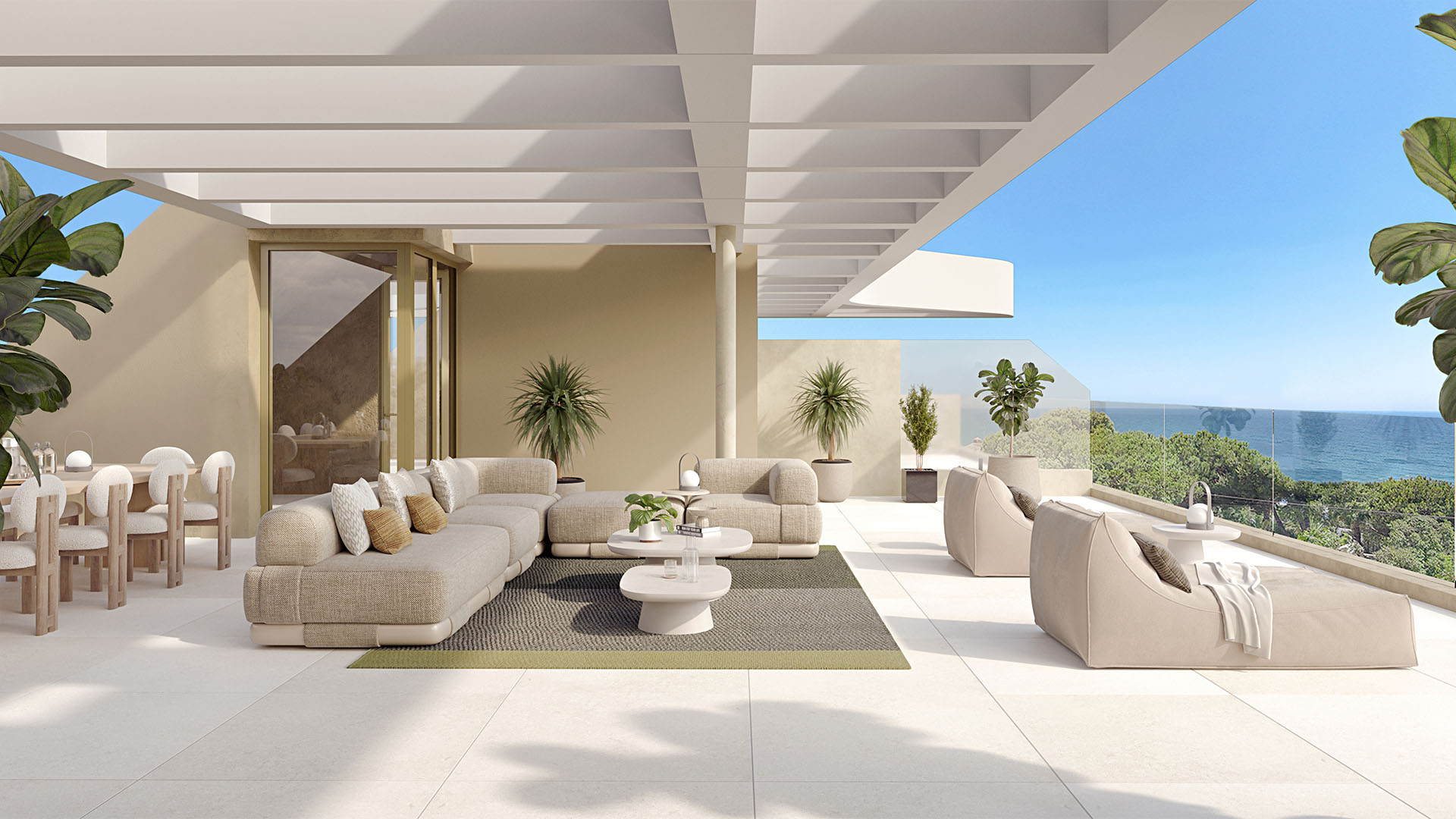 Penthouse with Panoramic Sea Views