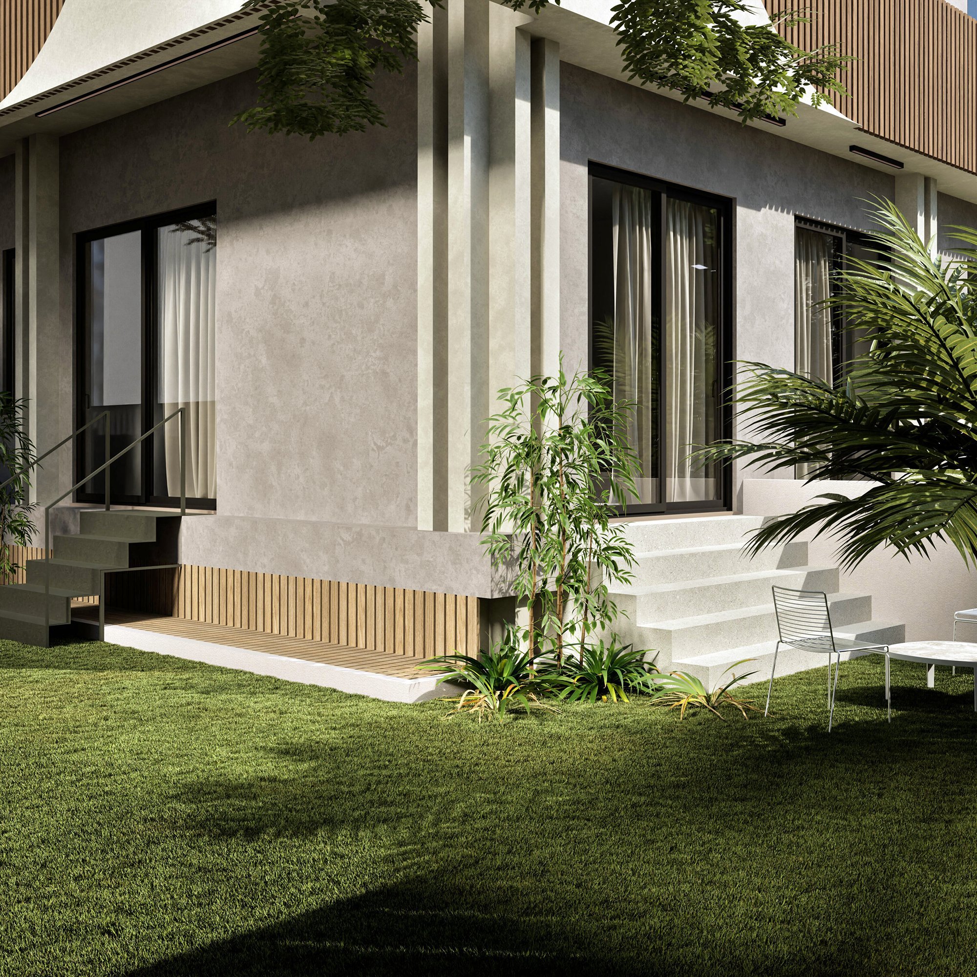 Golden Visa two-bedroom apartment with garden