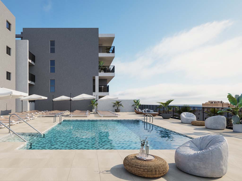 Carena: New development just steps from the sea in El Médano [AI-modified]