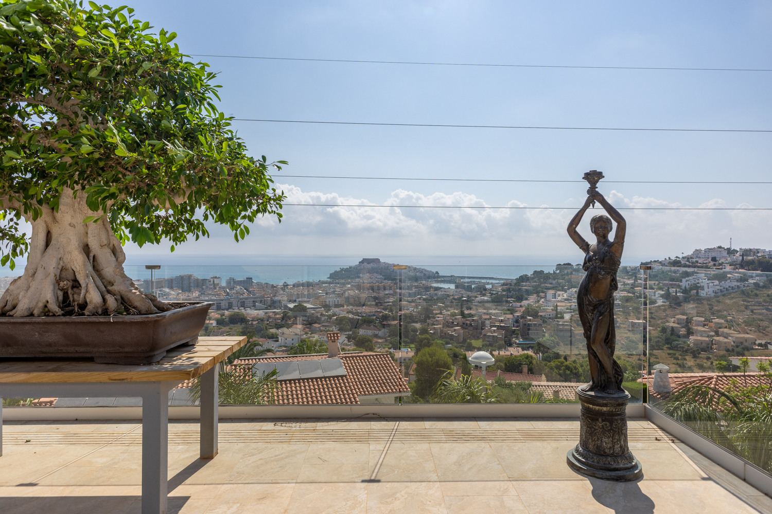 Villa mit Pool sowie Meer- und Burgblick in Peñíscola.