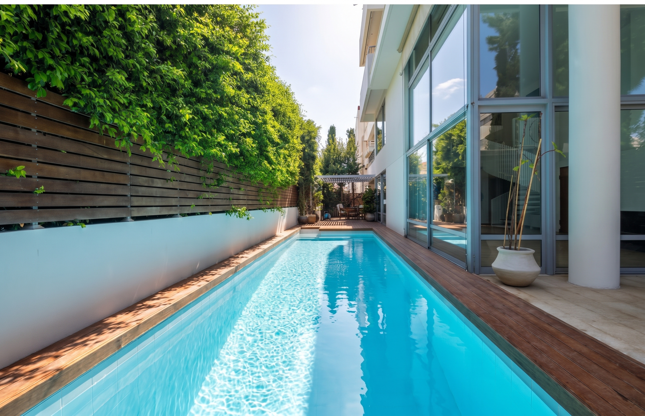 Luxury ground floor maisonette 209 sq.m with private pool and garden [AI-modified]