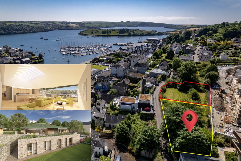 Stunning site with full planning permission in excellent location with views over Kinsale Harbour