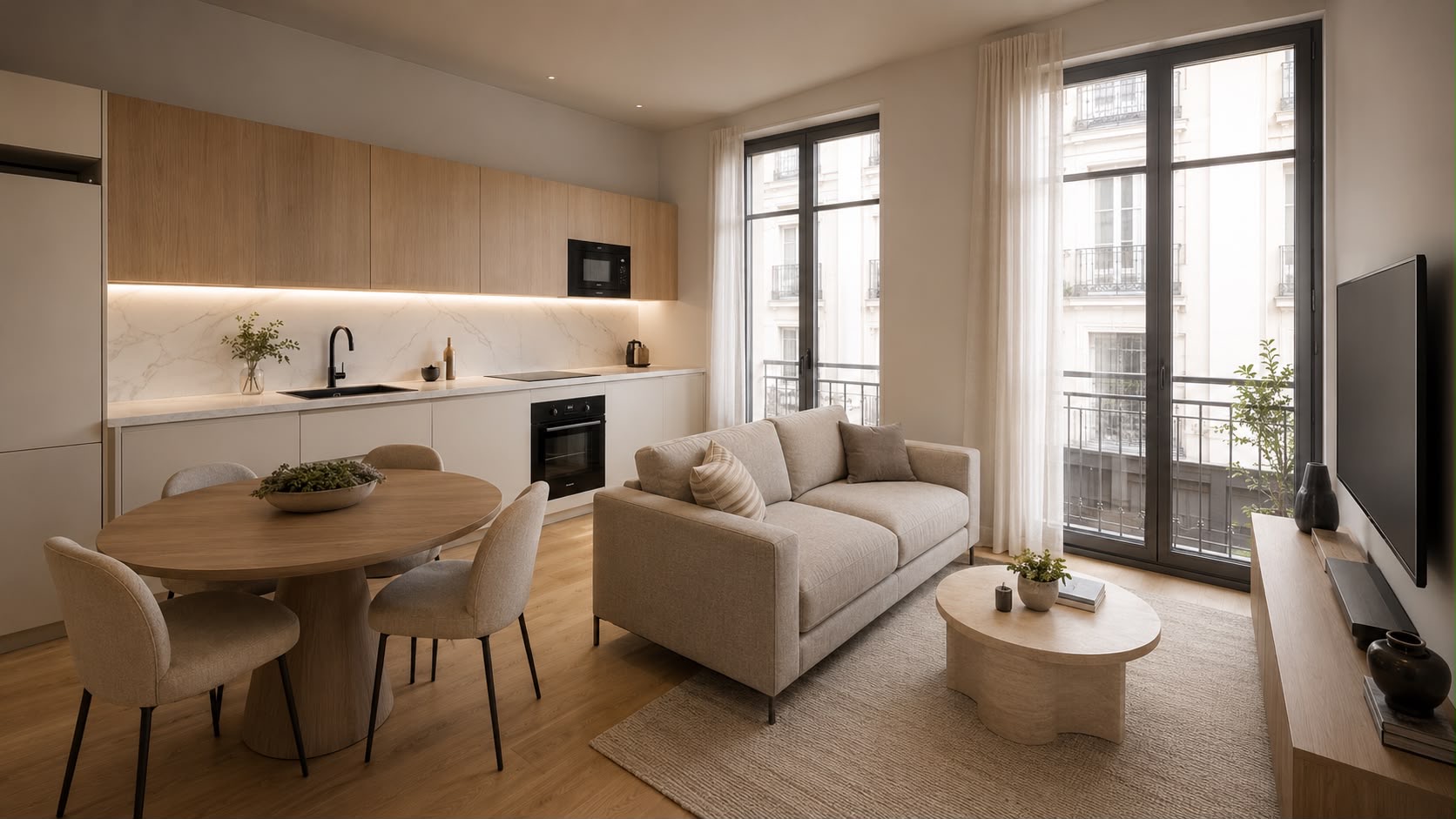 Renovated property with balcony on Bravo Murillo