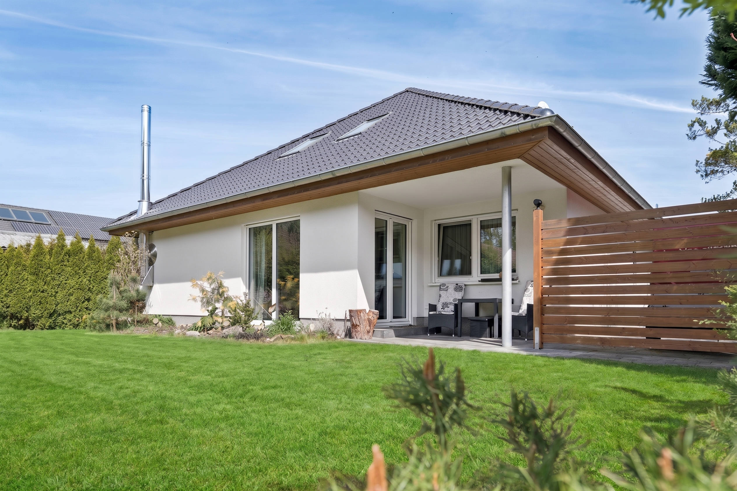 Großzügig. Grün. Durchdacht. – Modernes Massivhaus mit Pool & Sauna im Garten