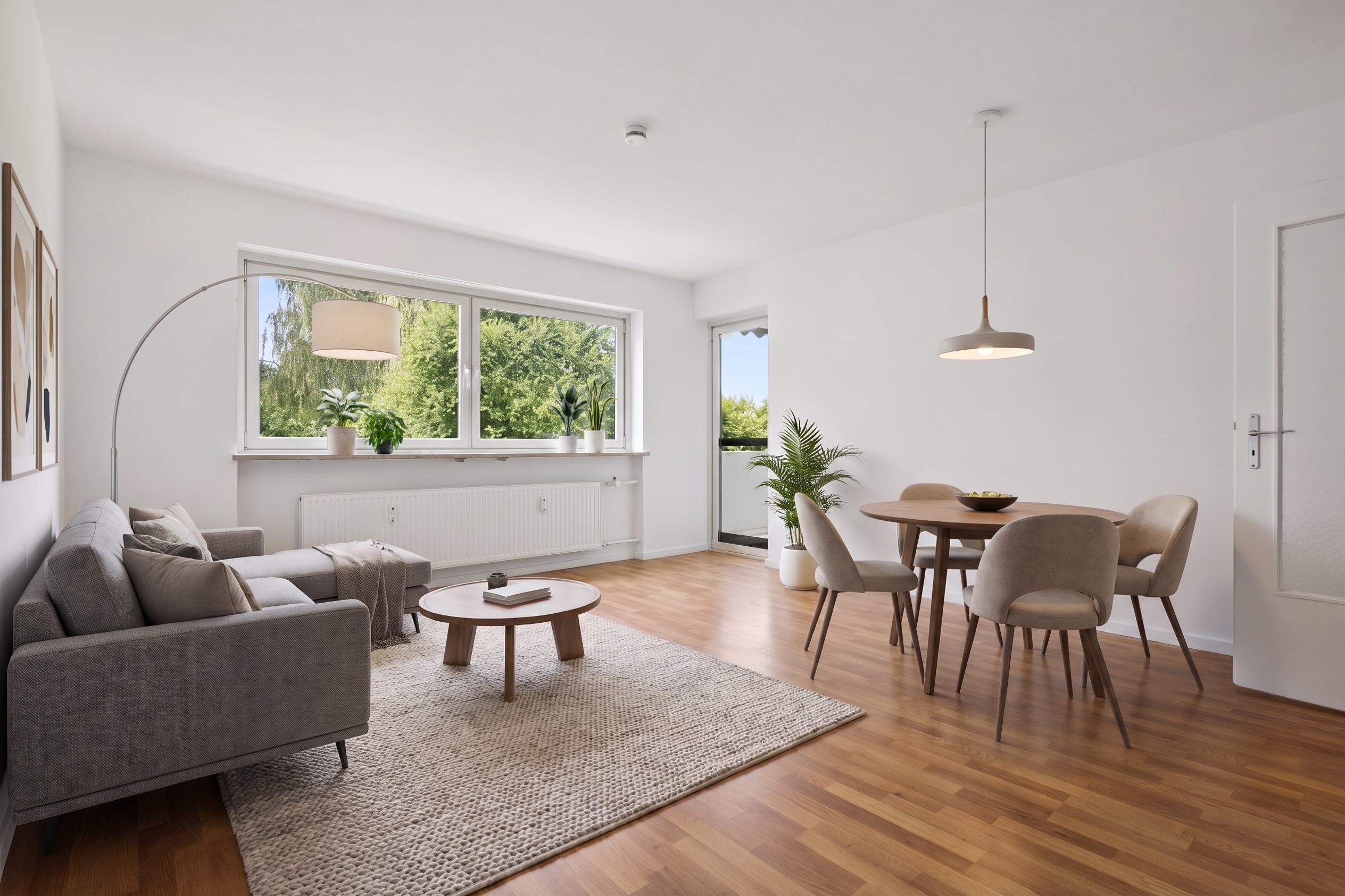 Living comfort in a quiet location – Modernized 3-room apartment with southwest-facing balcony