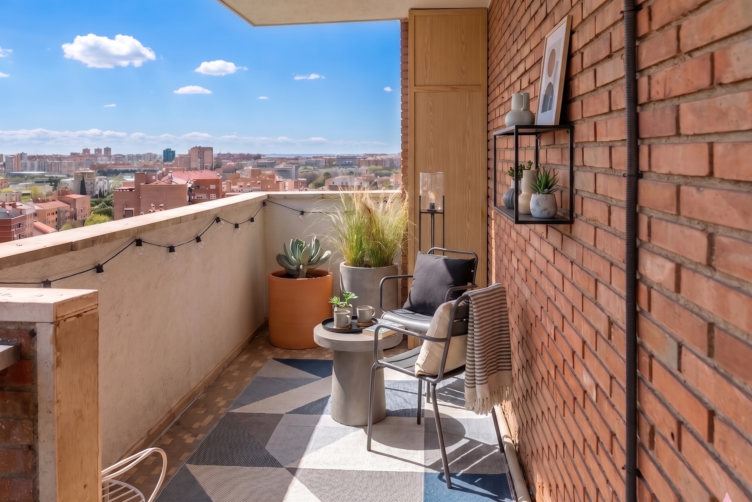 Exclusive high-rise flat with unobstructed views in Arturo Soria [KI-modifiziert]