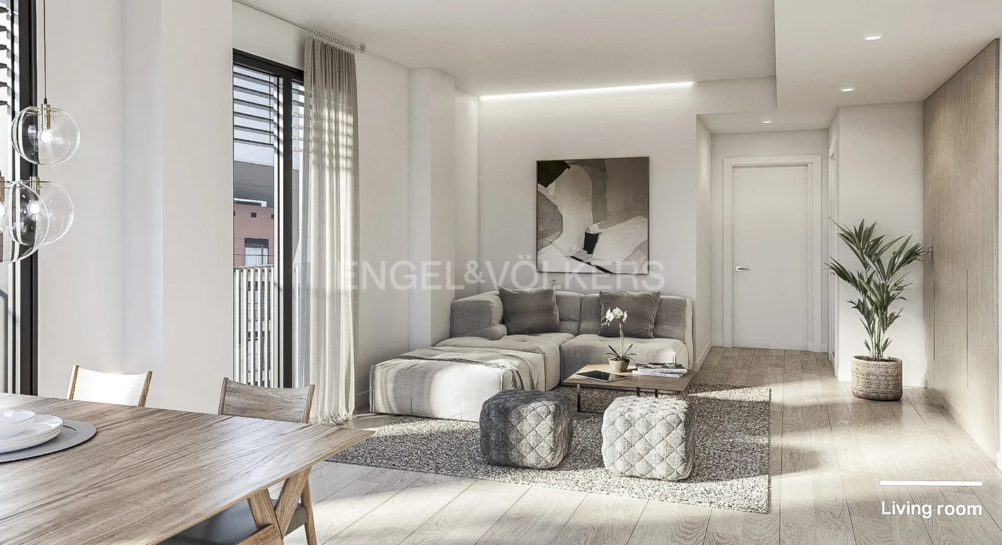 Beautiful new high-rise apartment in Eixample