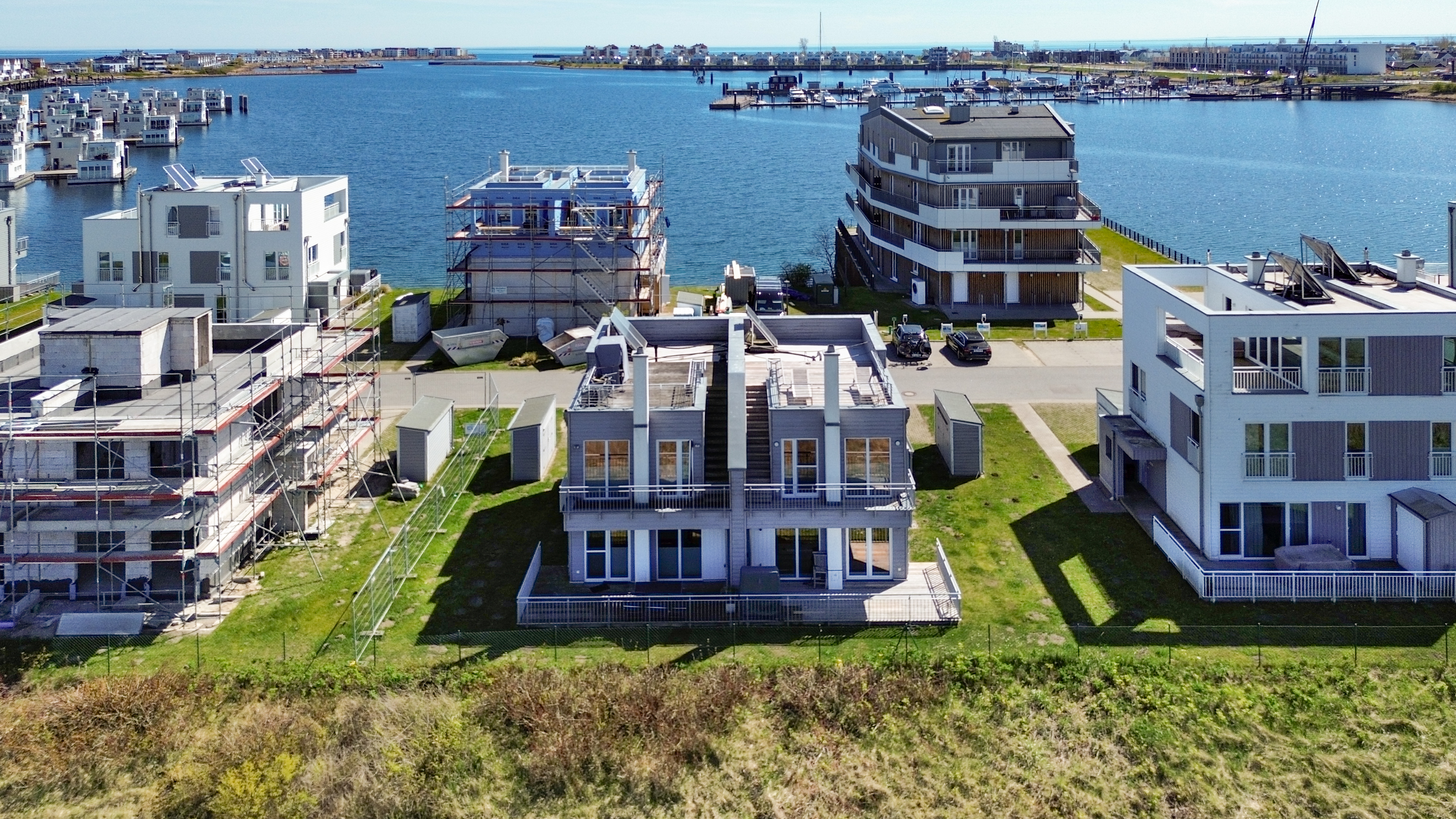 Feriendomizil mit Panoramablick über Ostsee und Olpenitzer Hafen