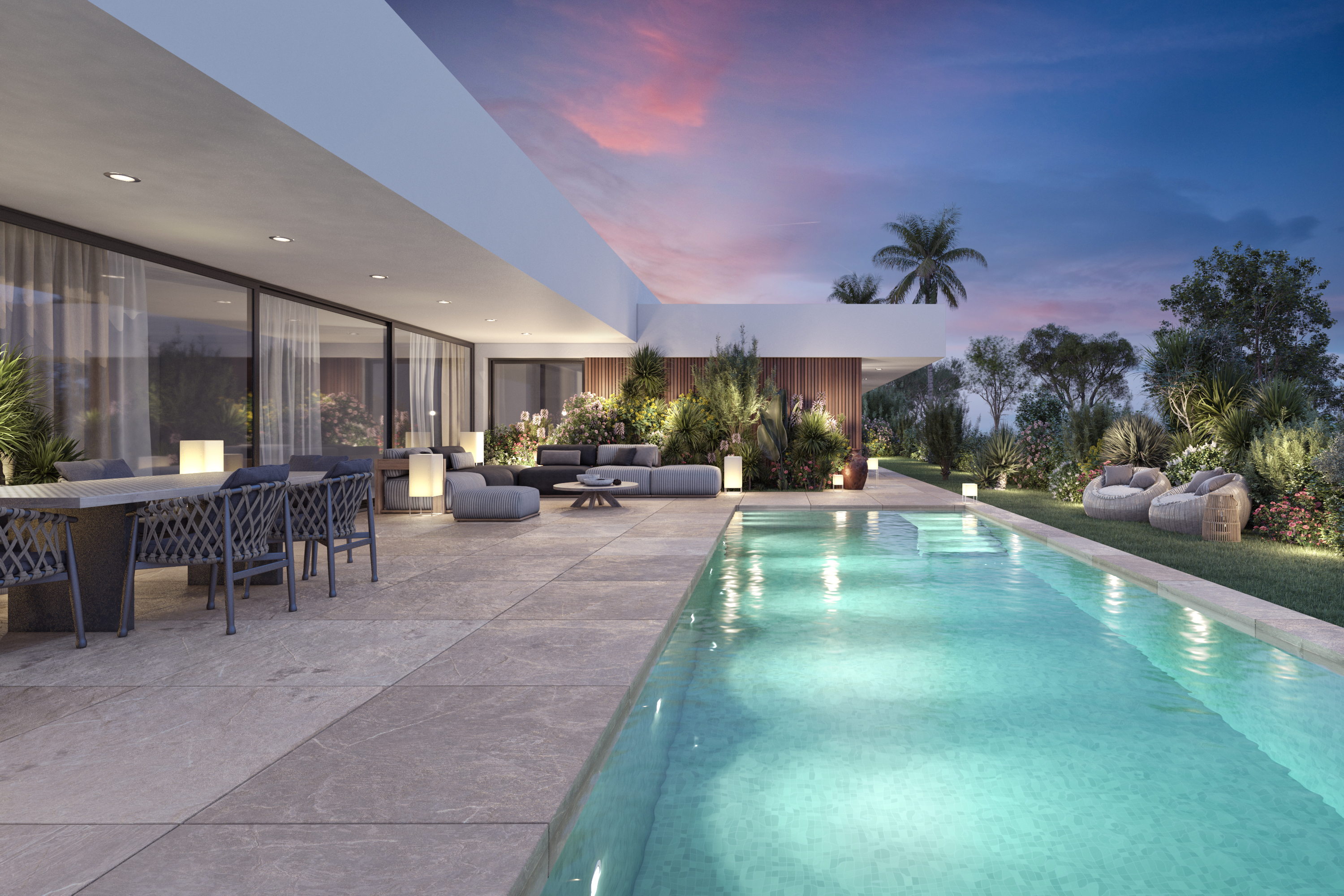 Villa mit 3 Suiten: Modernes Design, Komfort und Energieeffizienz