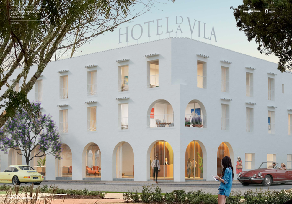 Land with an approved hotel project