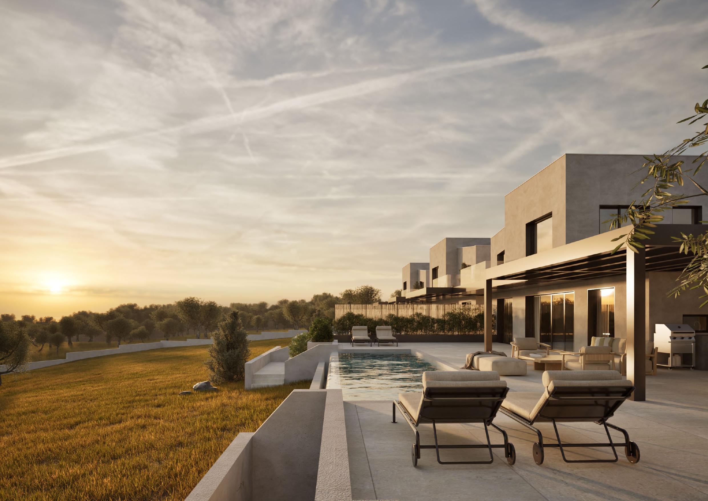 Luxury Corner Villa with pool in Nea Moudania