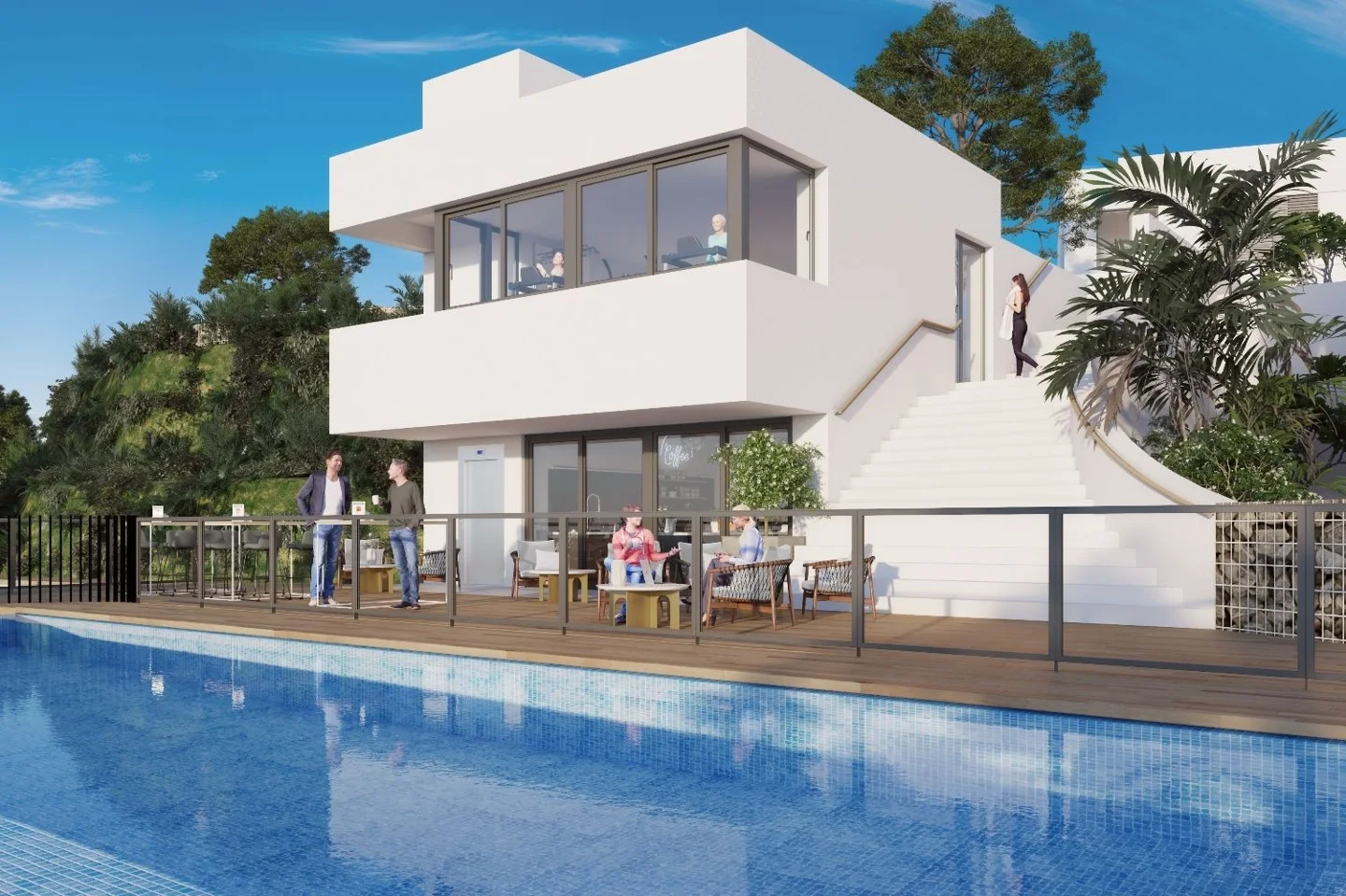Semi-detached house in a new project in Riviera del Sol