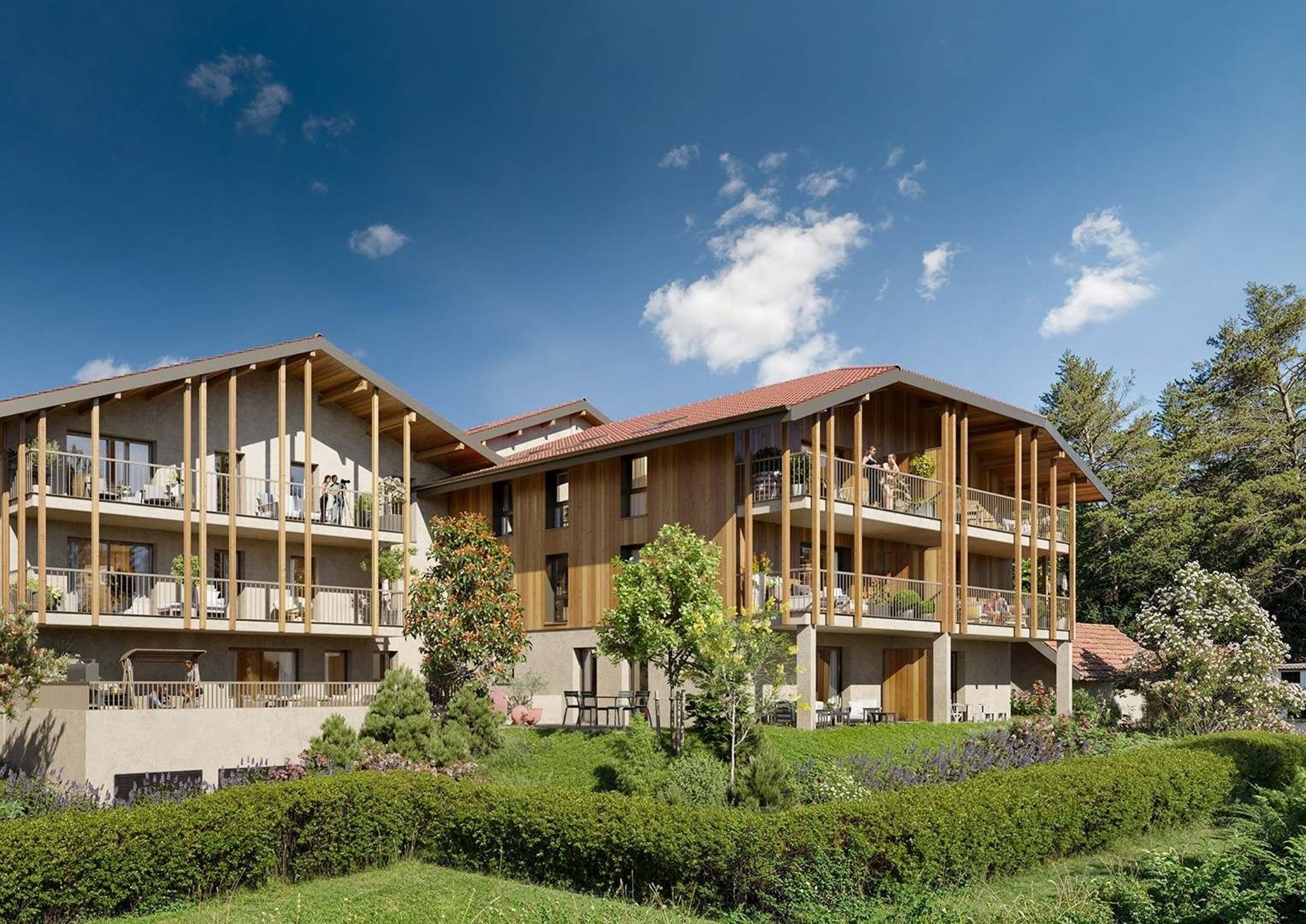 VERCHAIX – Functional 2-bed apt (T3) with flexible space – New TERRES DE L’HOTTIS residence