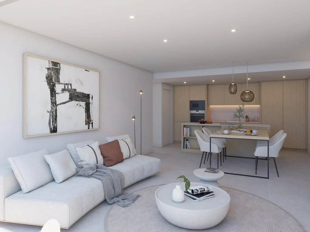 Urban dream home: Fantastic newly-built flat with terrace and parking