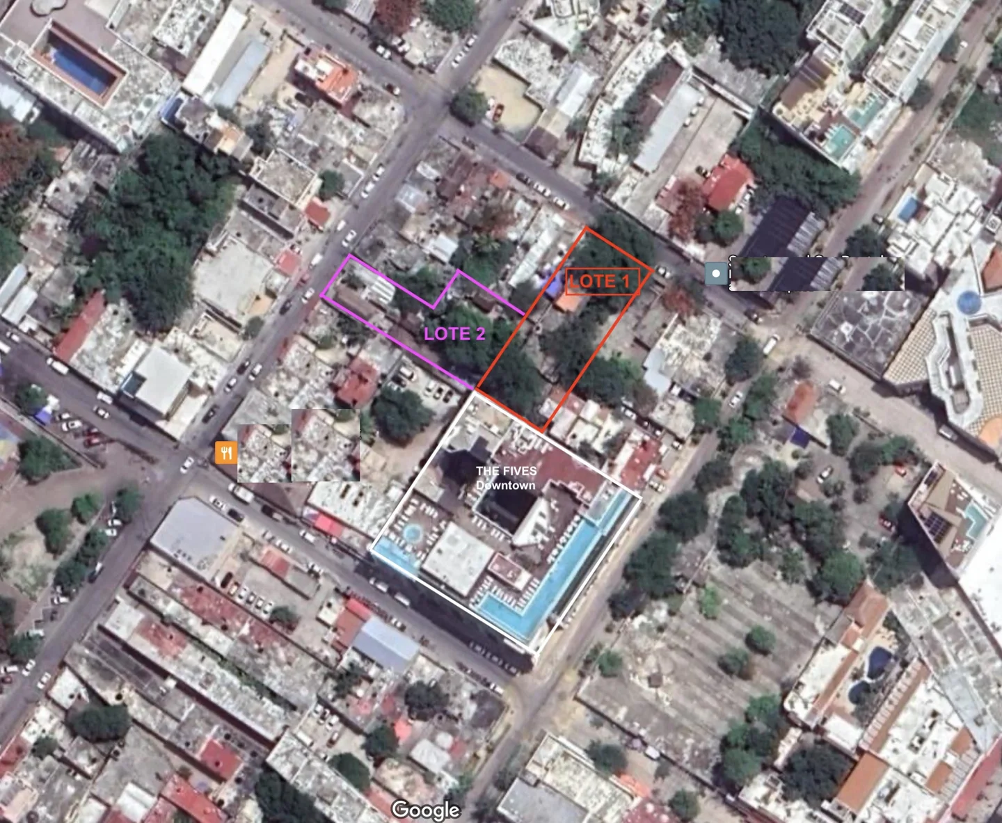Land for new developments in Downtown Playa del Carmen