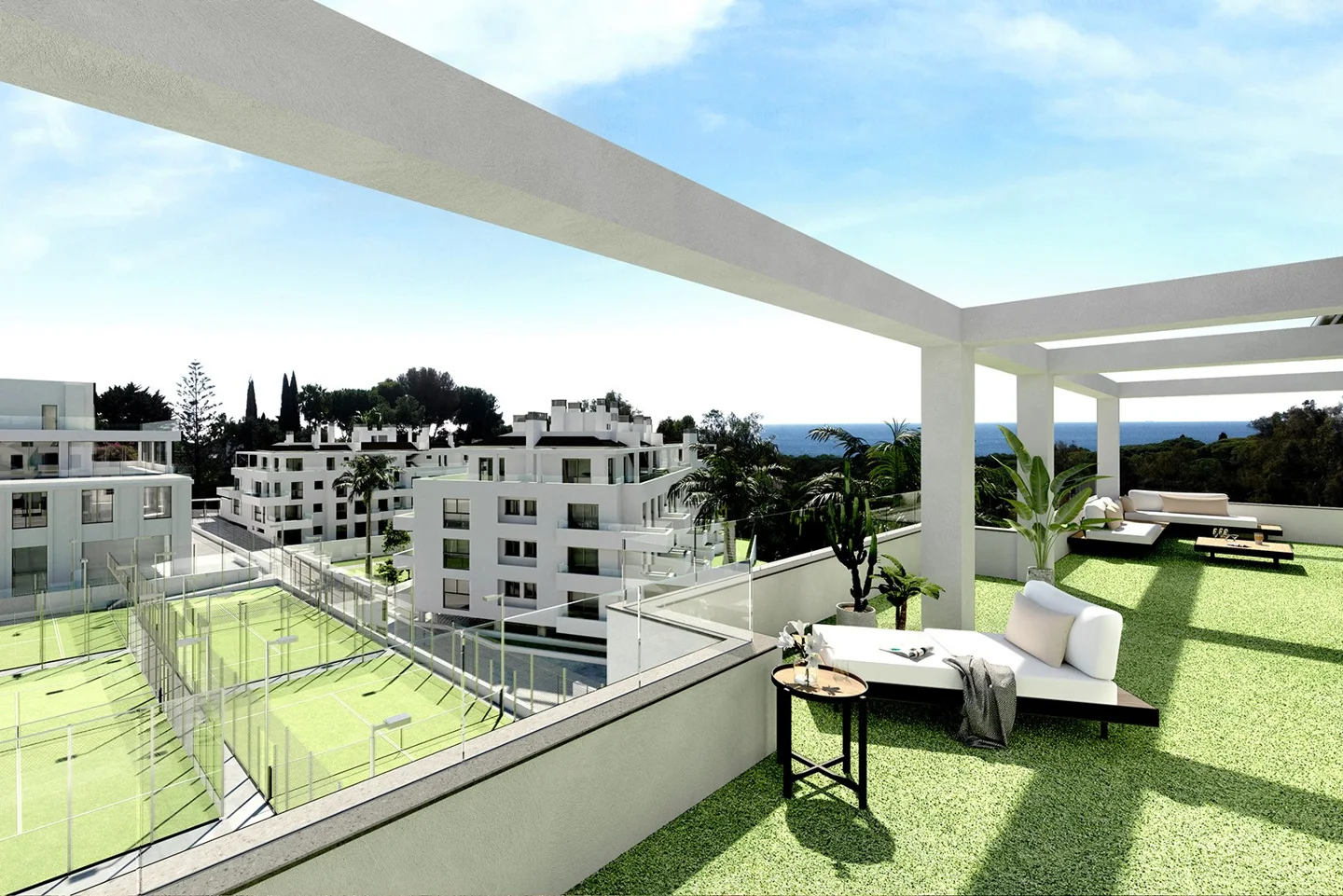 Penthouse in a new development in Calahonda