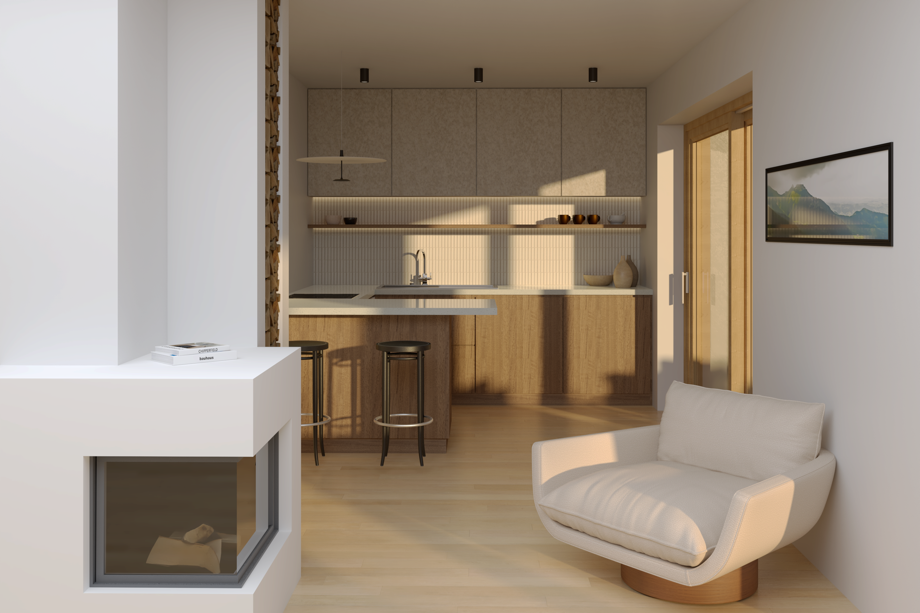 W1: Appartamento trilocale di nuova costruzione con terrazza e giardino privato