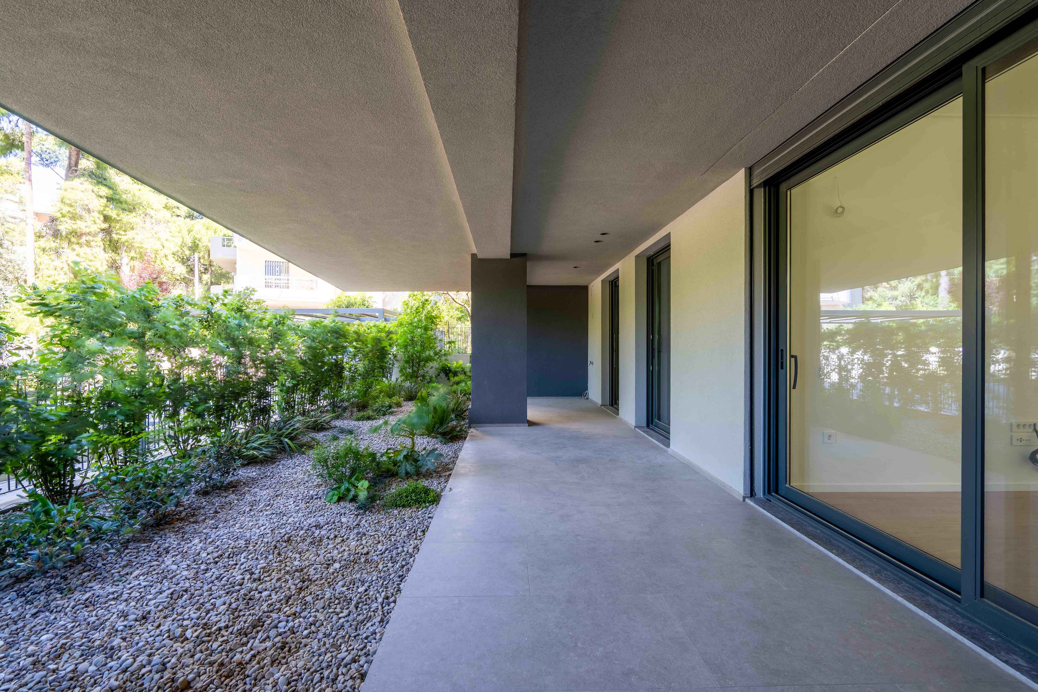 Minimalist newly built apartment with garden and premium amenities