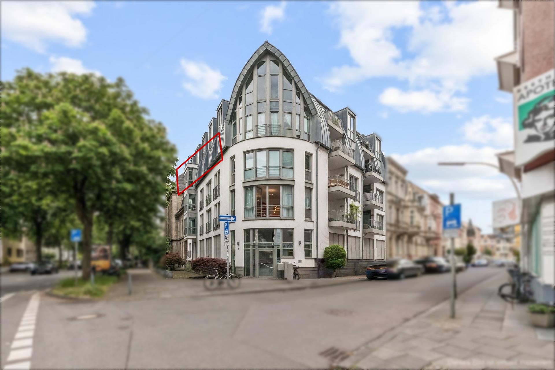 Attraktive Wohnung mit einzigartigem Grundriss in der Weststadt