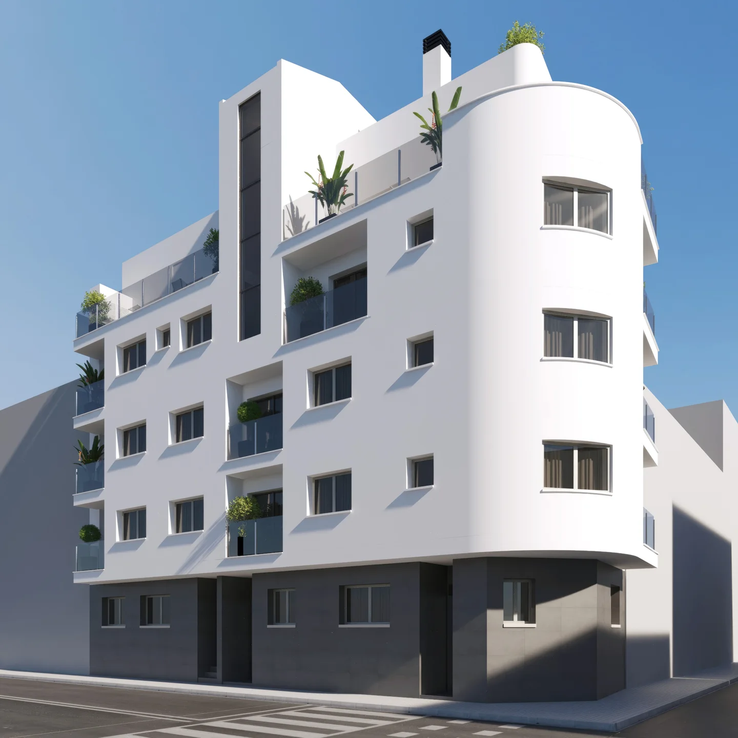 New construction apartments in the center of Torrevieja