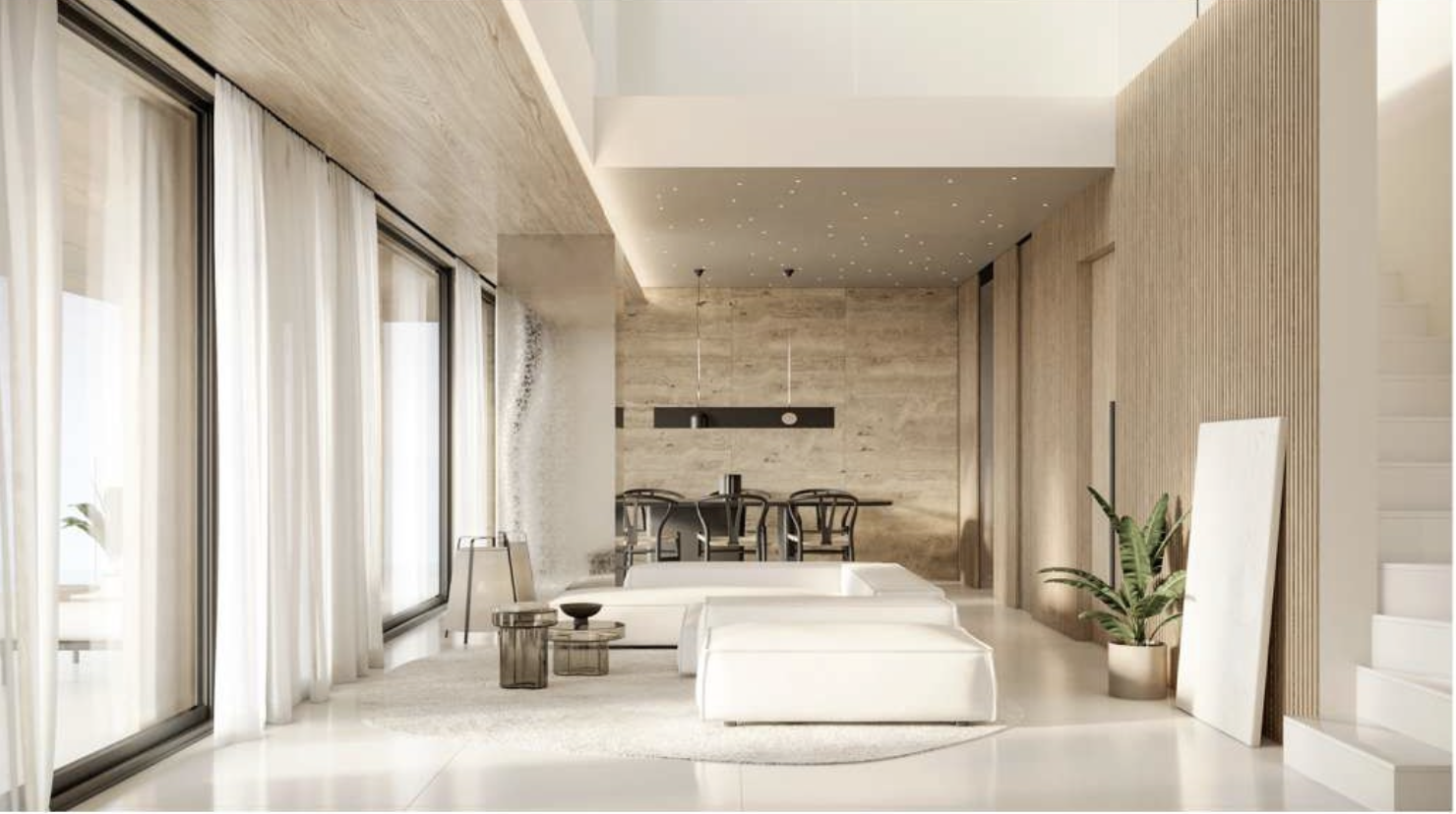 Sea view penthouse maisonette with private pool in Ano Glyfada
