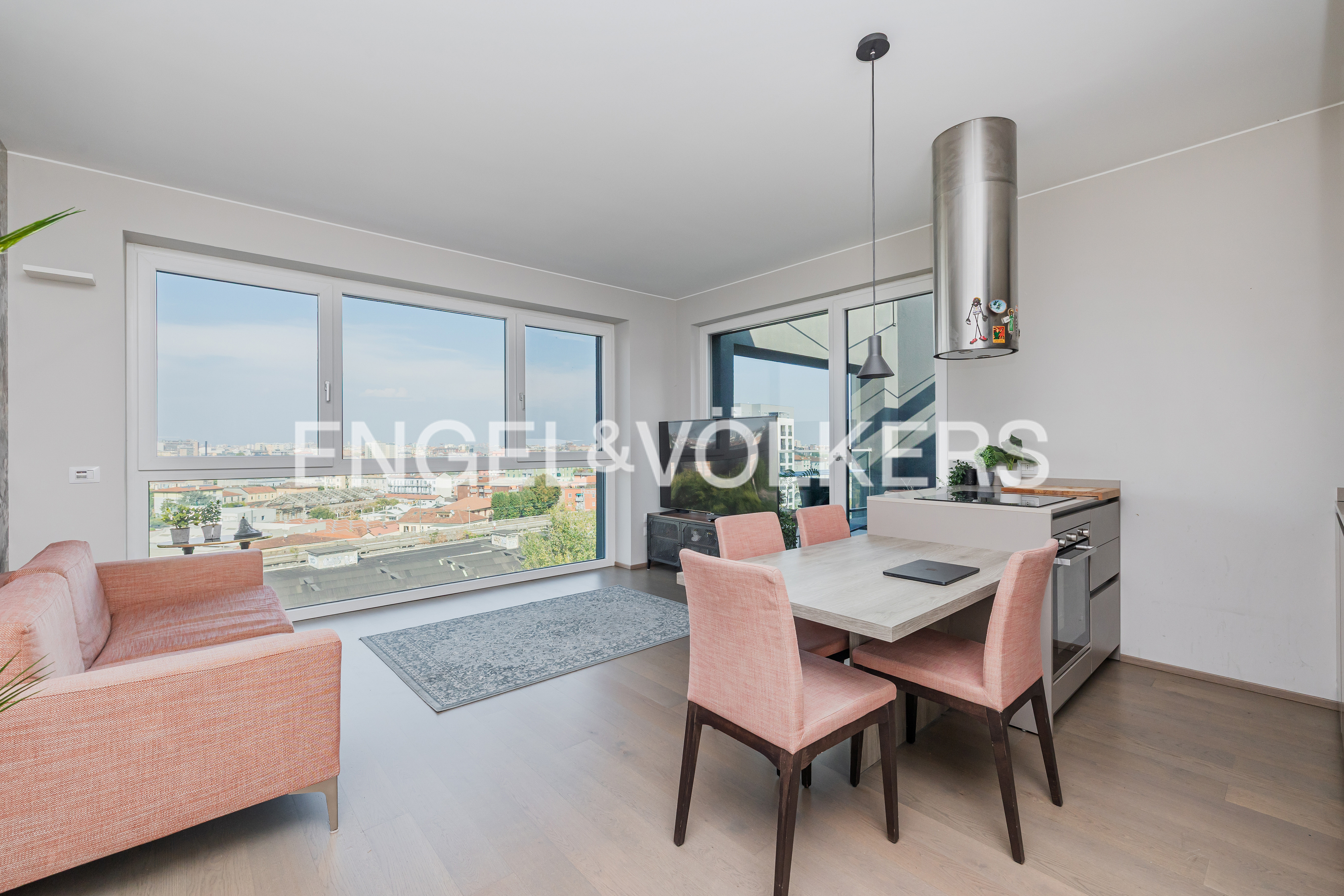 Bright one-bedroom apartment with a spacious terrace and panoramic views in the exclusive Art Building