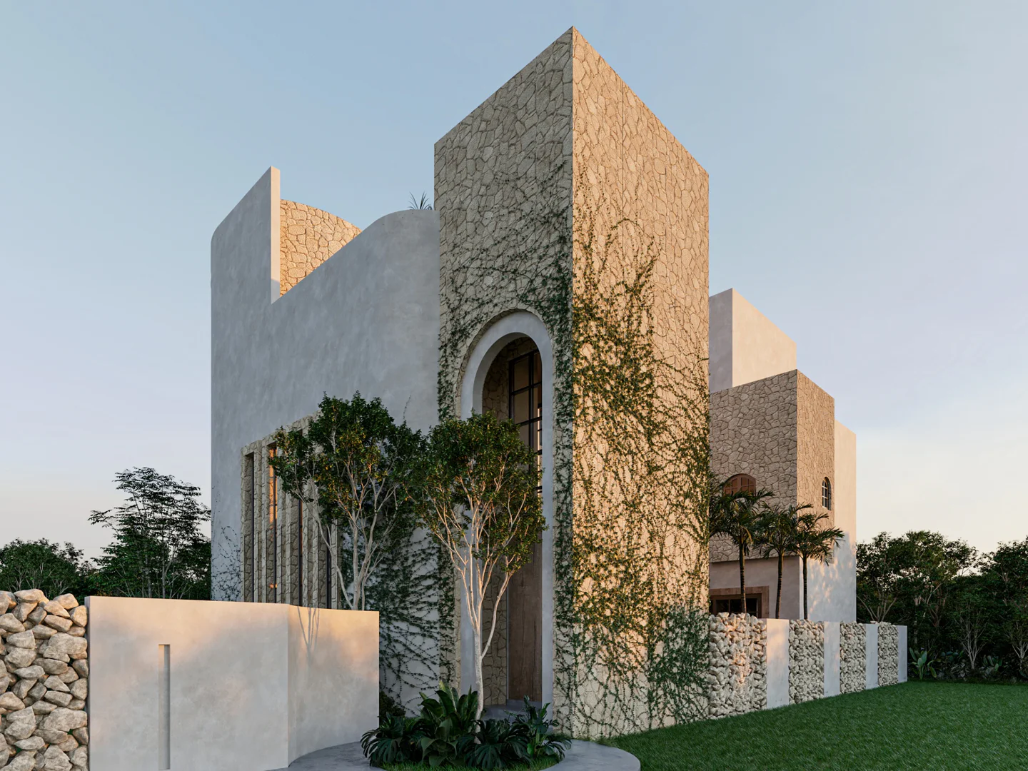 Private Four-Bedroom Architectural Villa Near the Beach 1