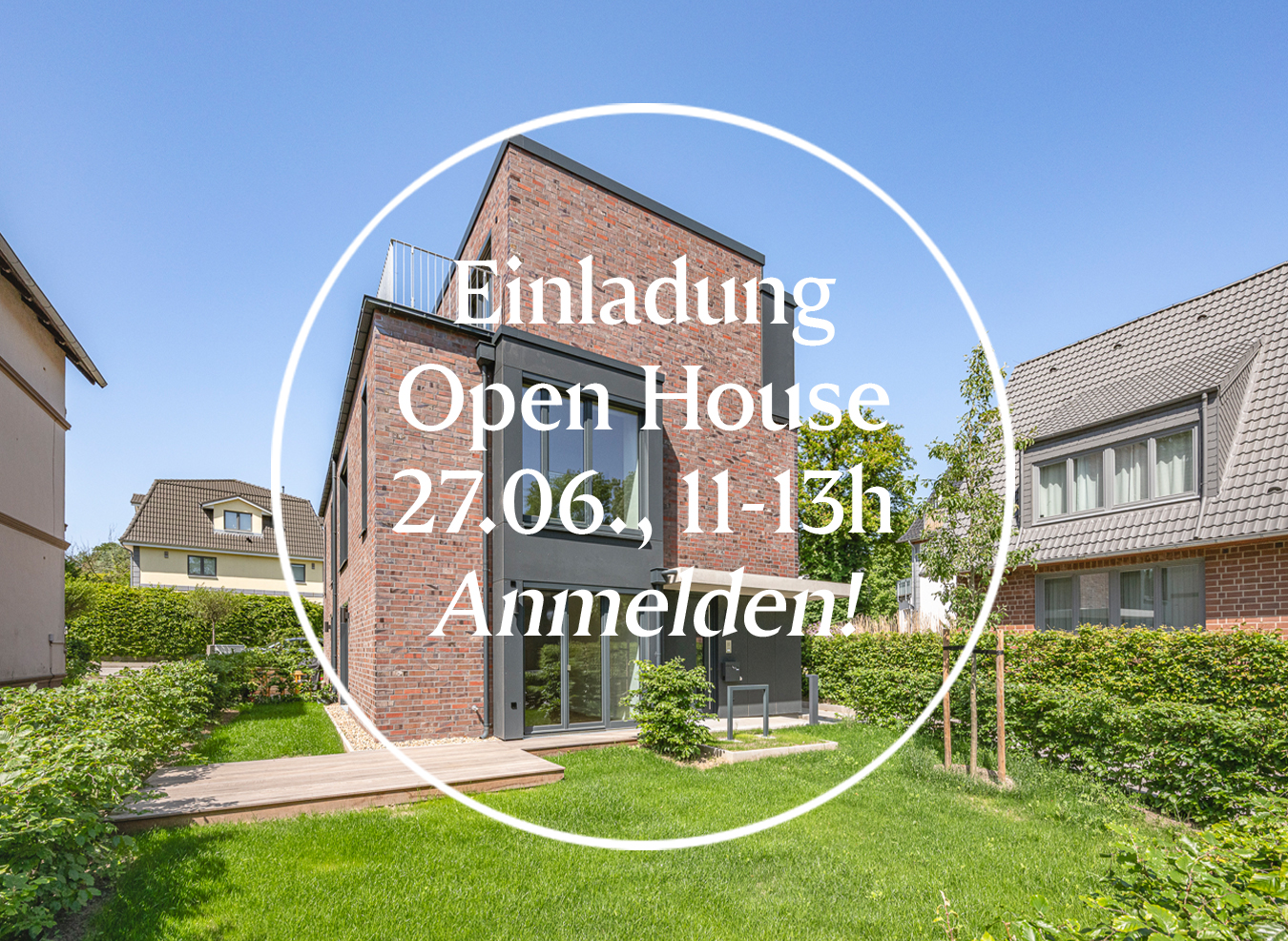 OPEN HOUSE AM 27.06.* Neubau-Doppelhaushälfte in den Elbvororten