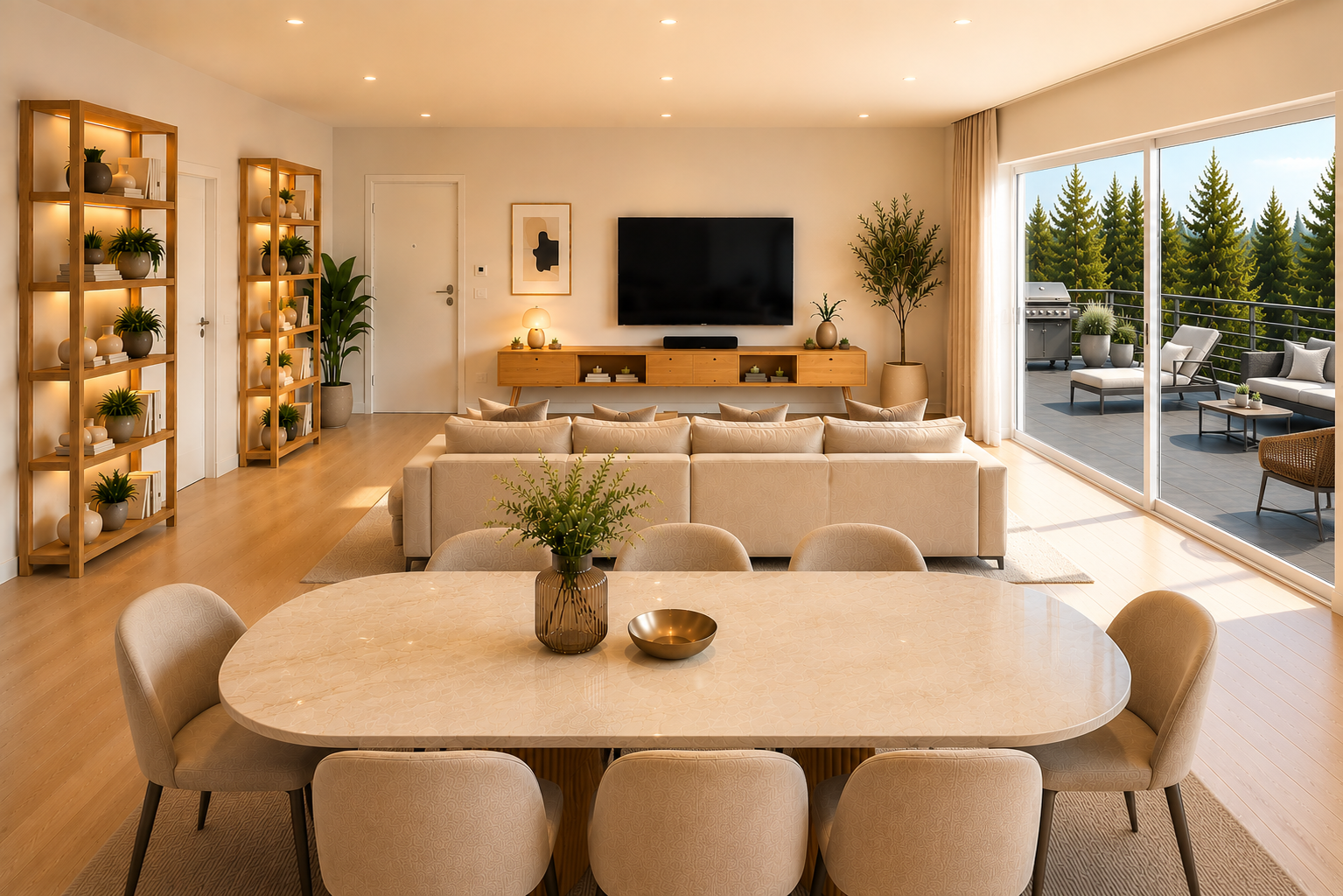 Bottini Green – Newly built duplex penthouse with spacious attic