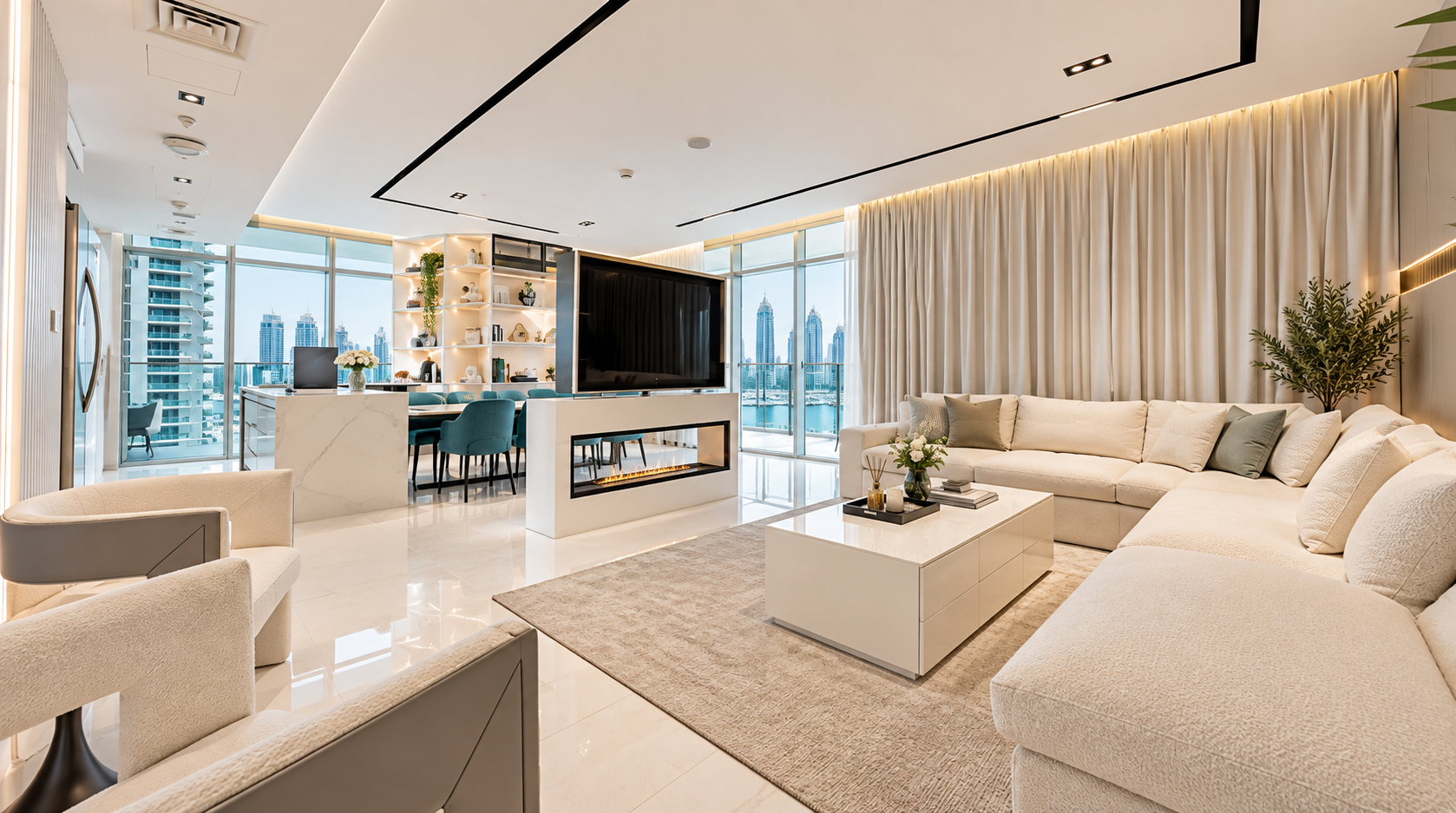 Luxury Beachfront Living | Marina Views