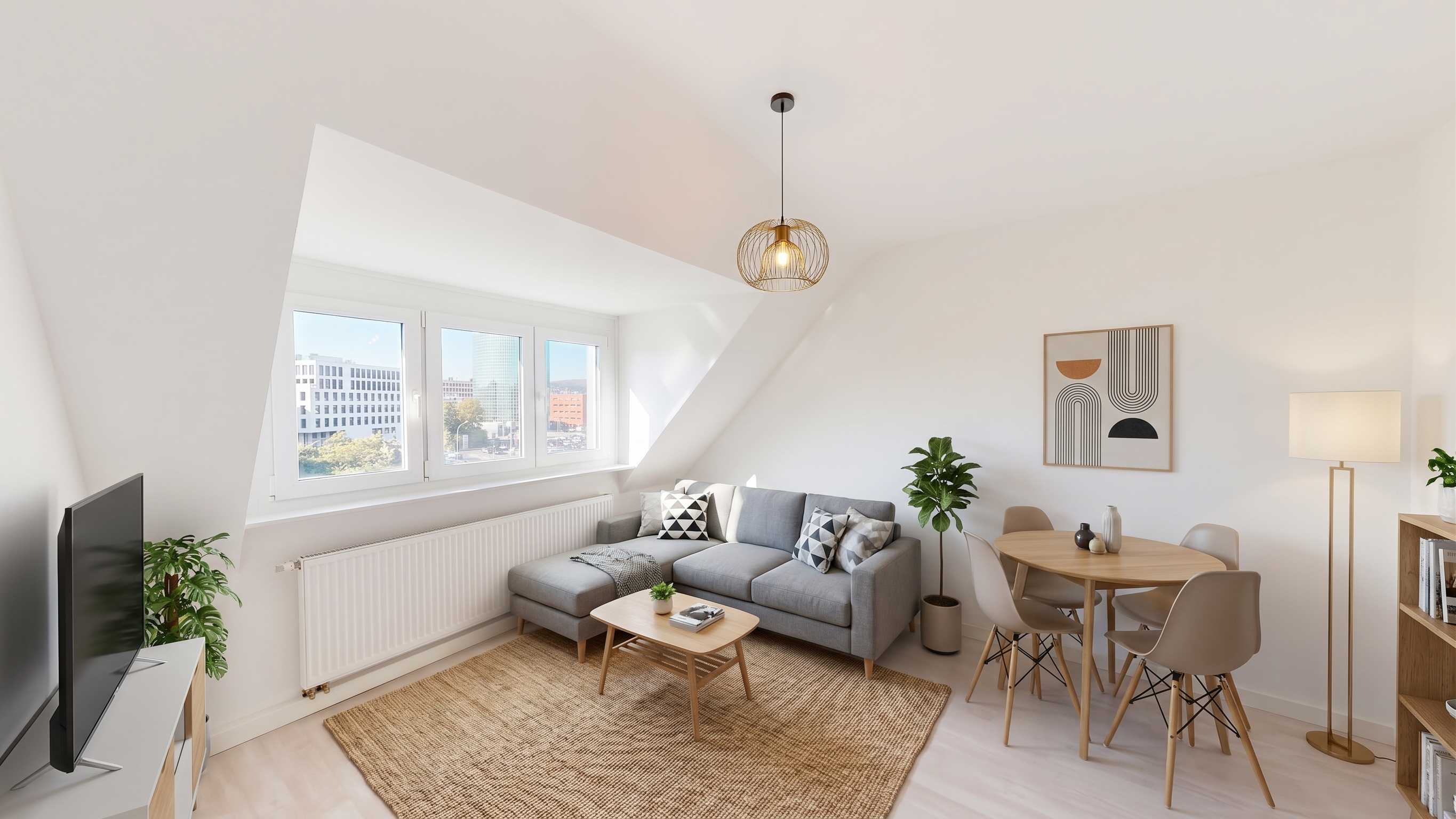 Saniert & bezugsfrei – attraktive 3-Zimmer-Wohnung in Würzburg-Grombühl [AI-modified]