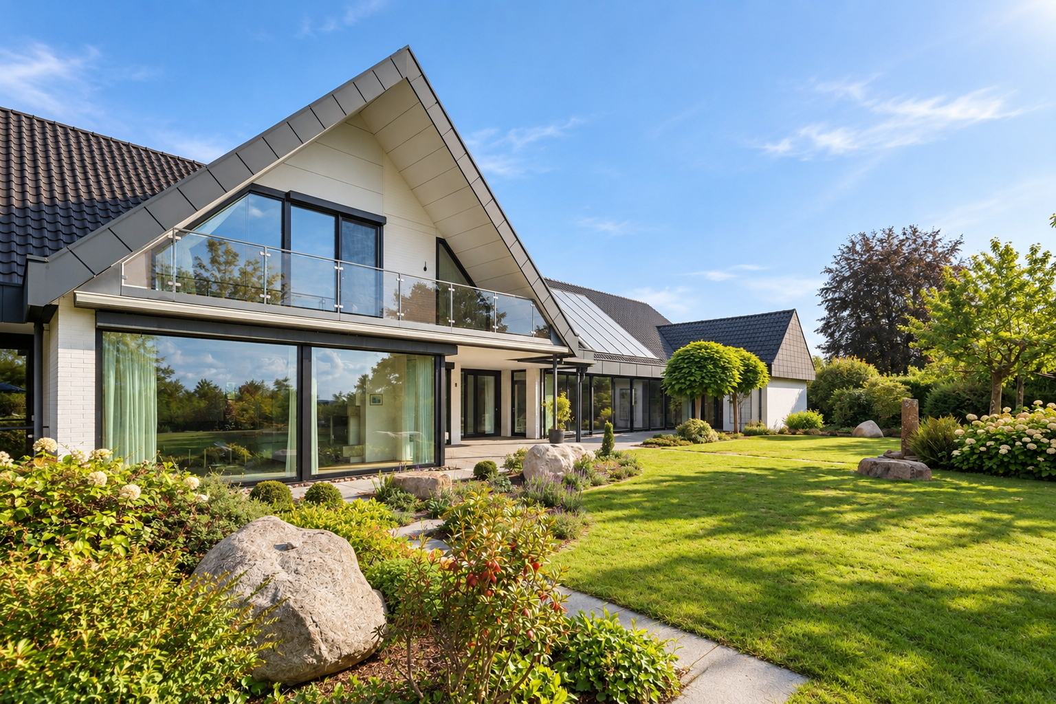 Private estate in the Hannover area with an exceptional plot of land