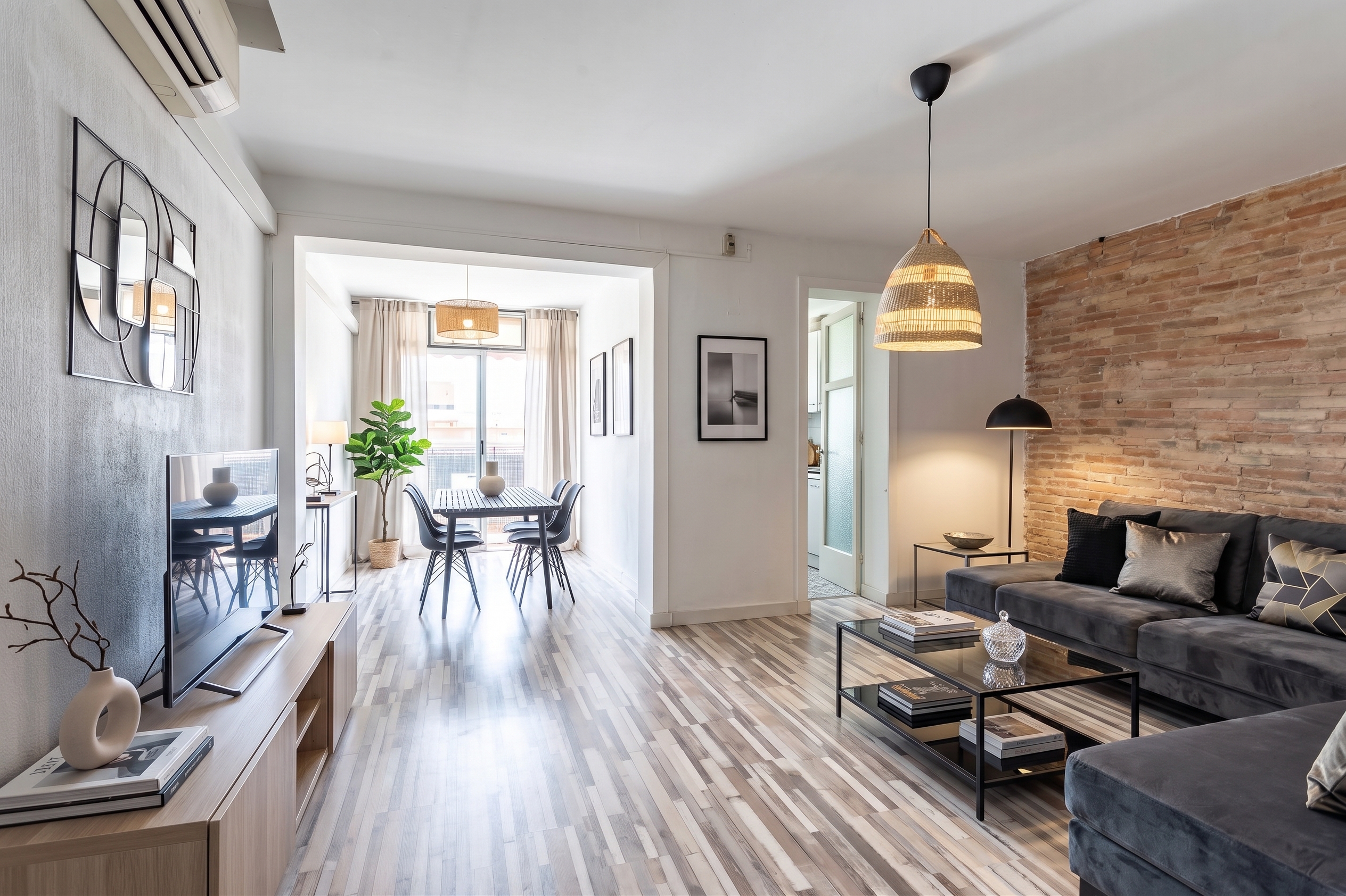 Duplex penthouse with terrace and balcony in Ripollet: history, space and potential [AI-modified]