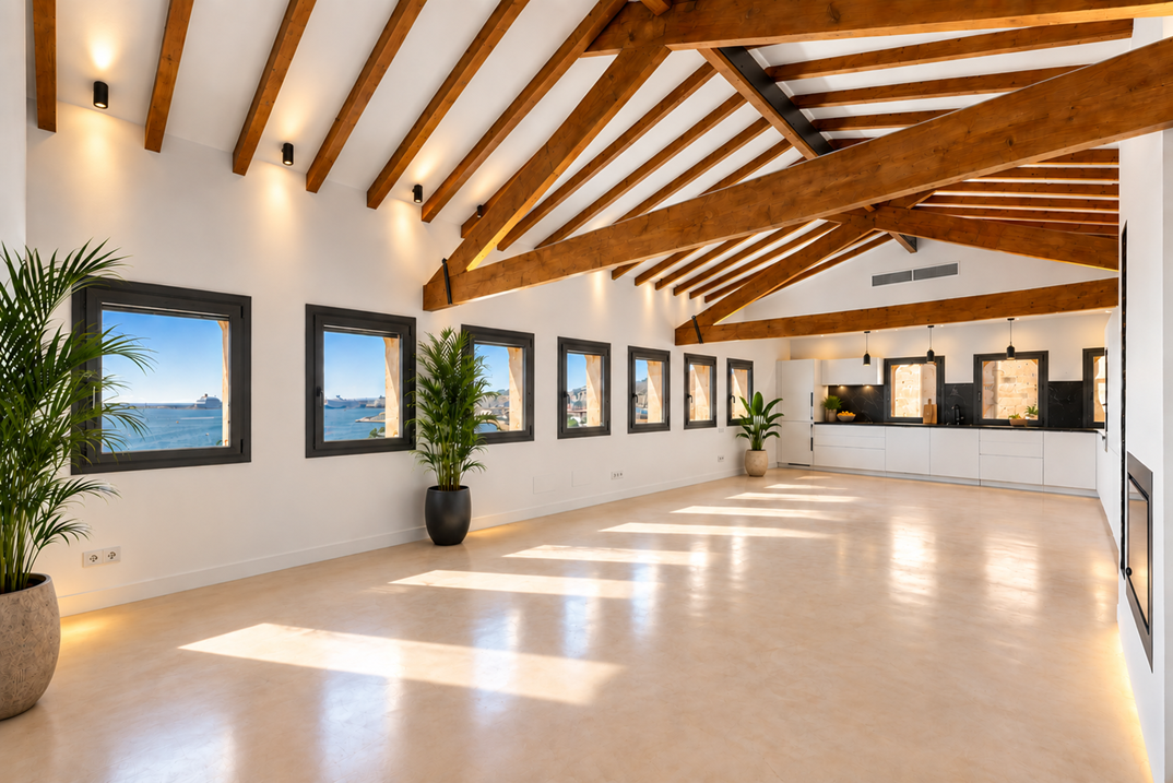 Bestlage neben der Kathedral : Exklusives Penthouse mit Terrasse, Aufzug und Parkplatz [KI-modifiziert]